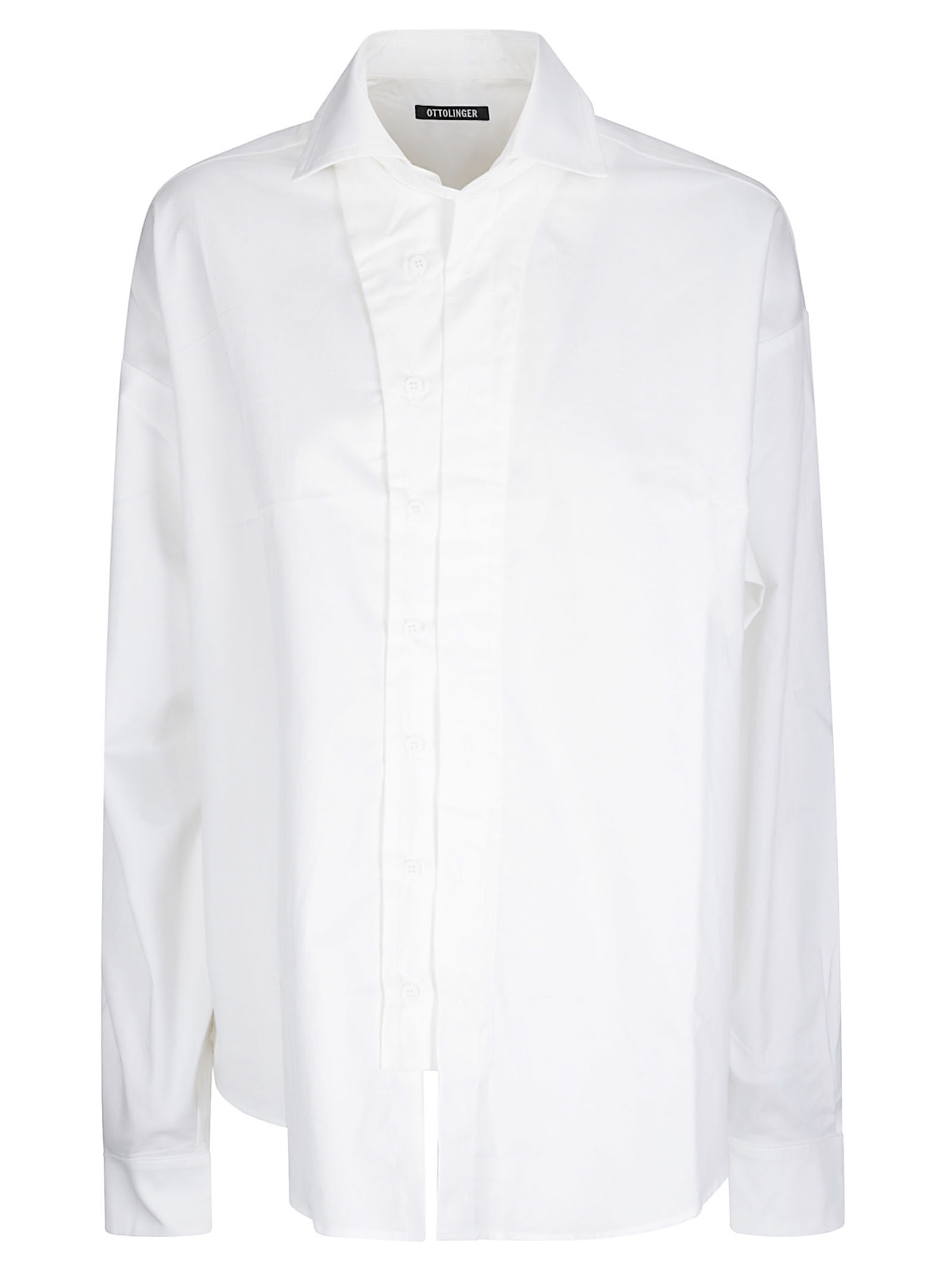 오트오리엘 Camicia Double Closure 셔츠 여성 화이트 26FW 11140401101WHT