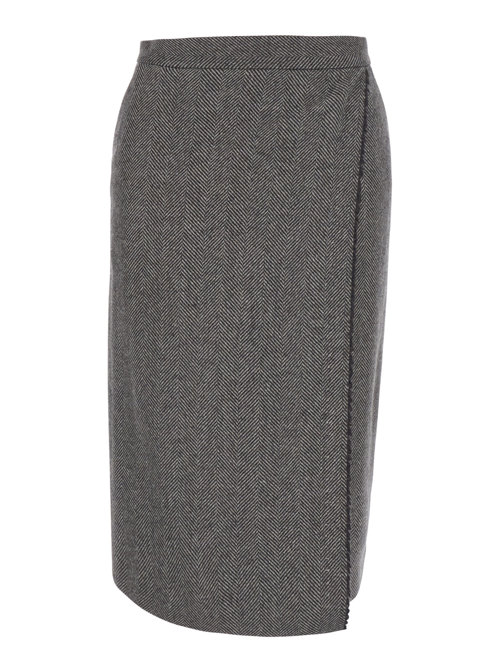 안토넬리 Svevia herringbone motif blend 스커트 여성 그레이 26FW R9453R836D241