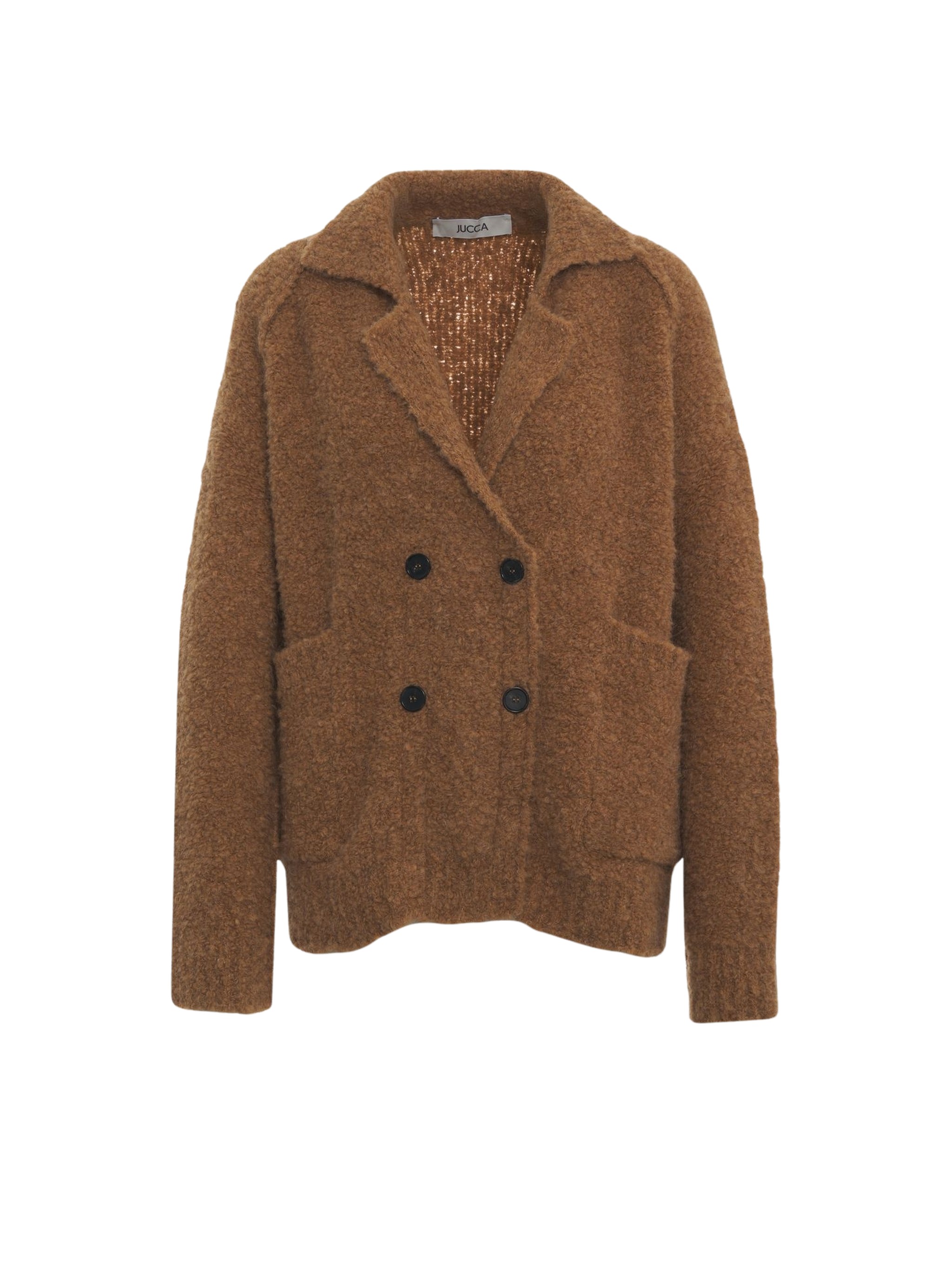 주크아 MAGLIA A GIACCA DOPPIO PETTO 자켓 여성 브라운 26FW J4451074136053
