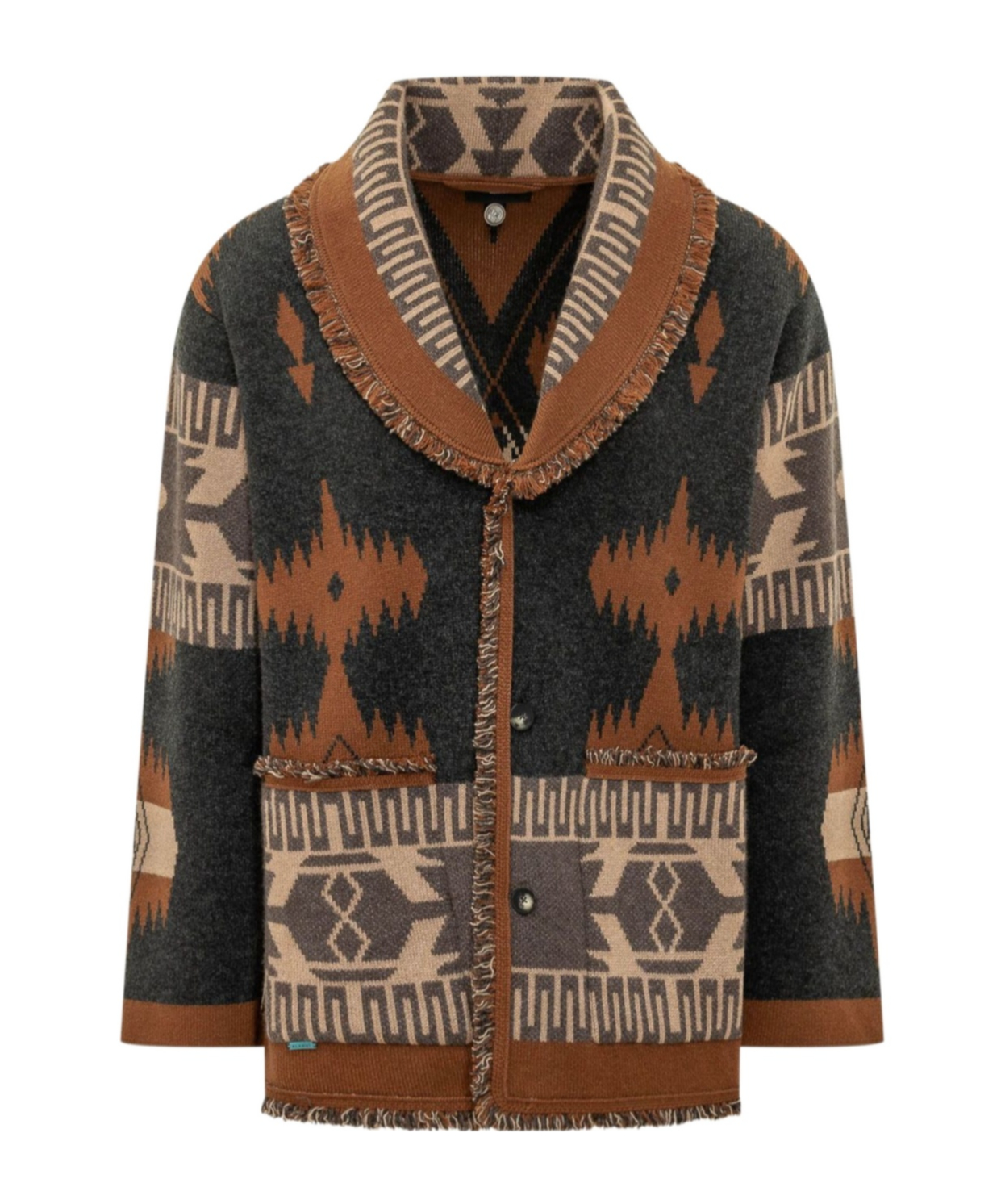 알라누이 knitted 니트 남성 브라운 26FW LMHB038E26KNI0010764