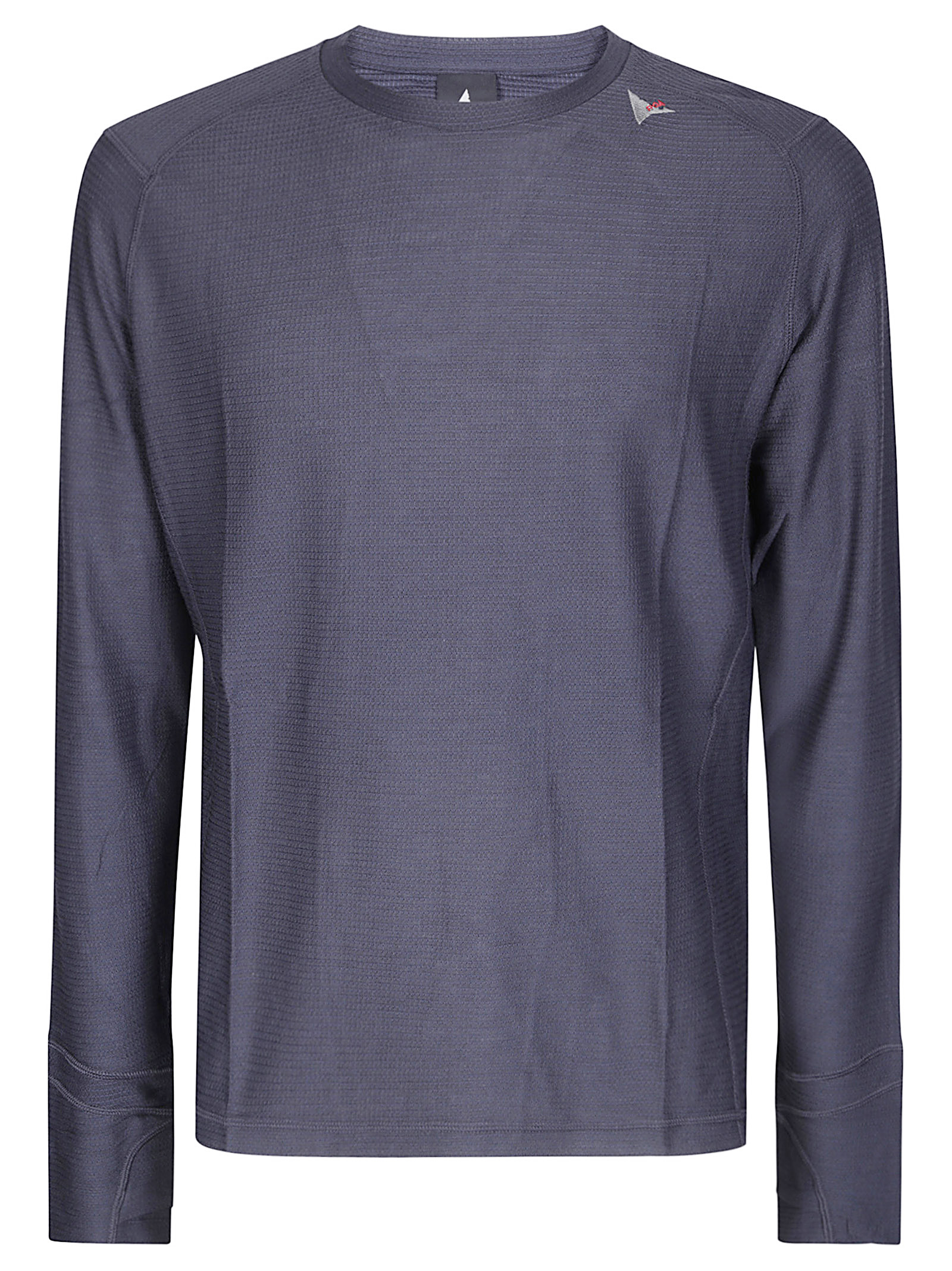 로 Ashi 베이스레이어 Long Sleeve Outdoor 스포츠 상의 남성 그레이 26FW YBMW0161FA130BLU0039