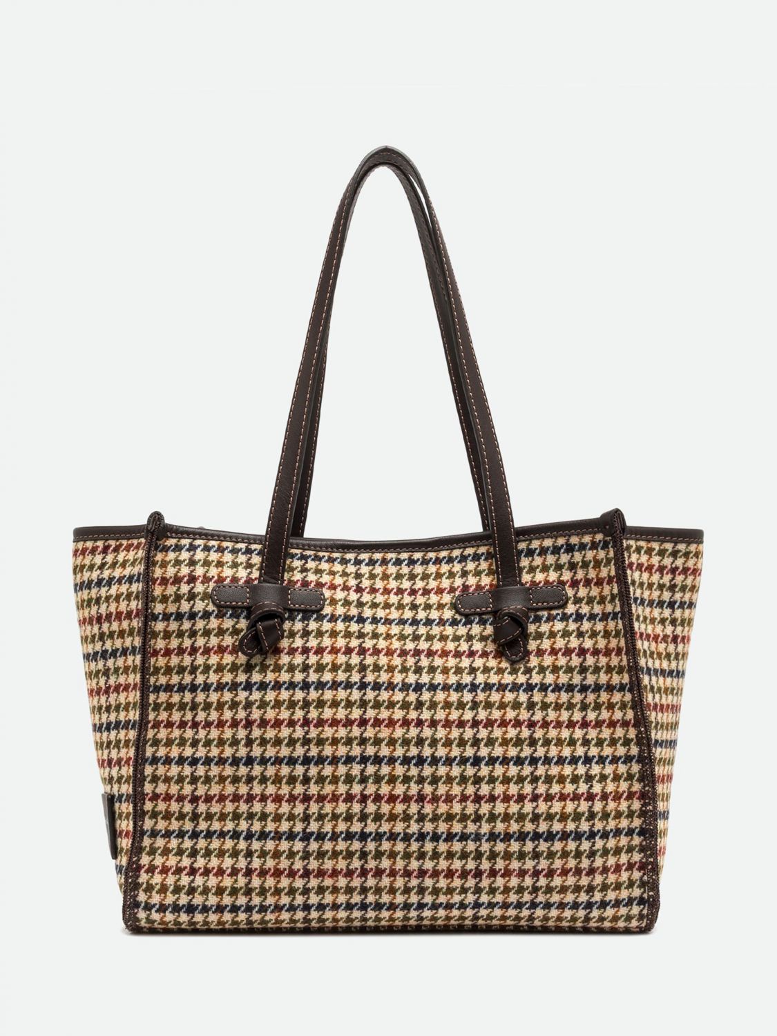 잔니 치아리니 Borsa a spalla Marcella pied-de-poule con pochette estraibile 파우치 여성 BS12479COMMMNSHBEIGE