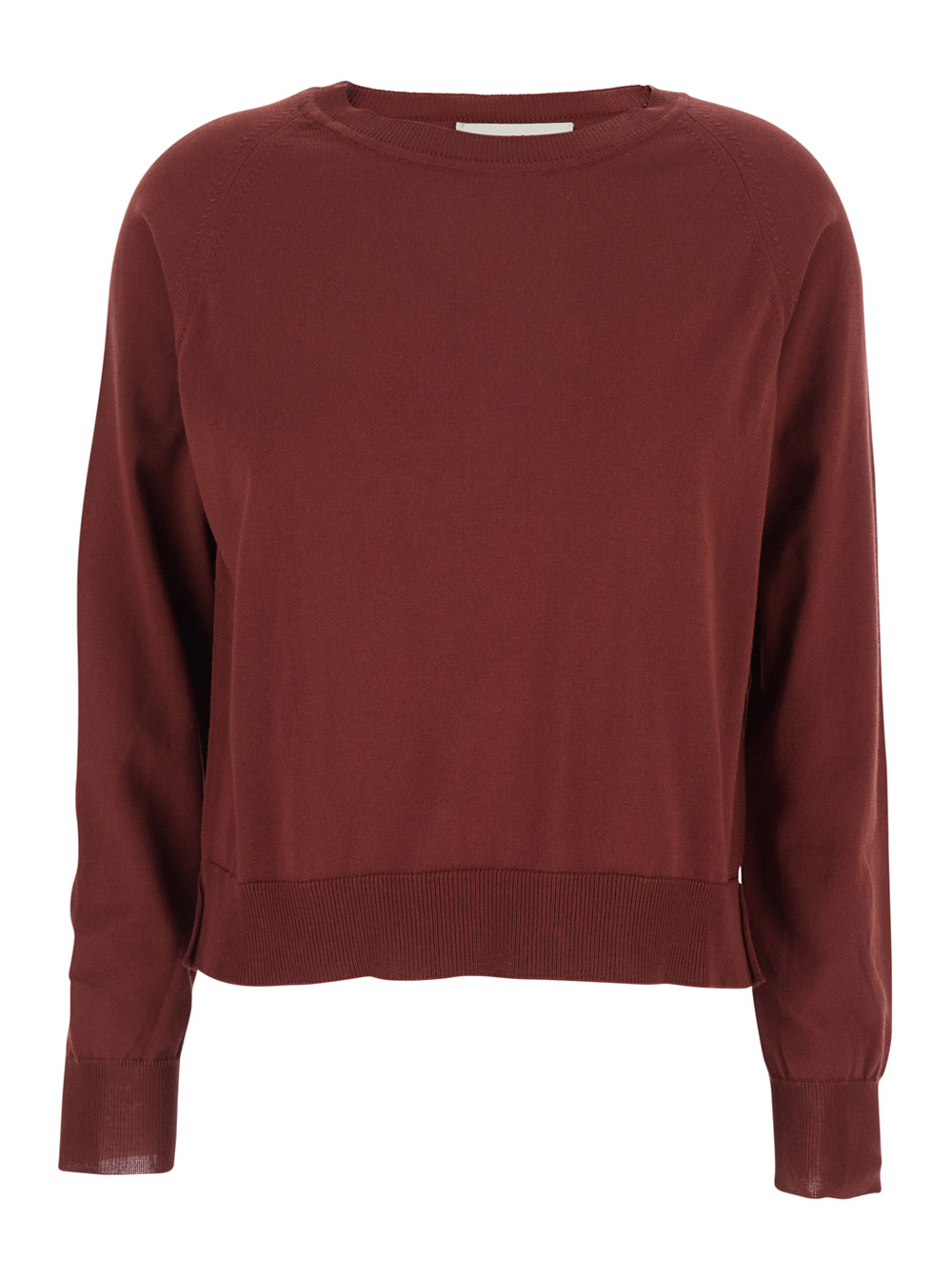 주크아 ROUND NECK PULL 코튼 니트 여성 레드 26SS J4351000109213