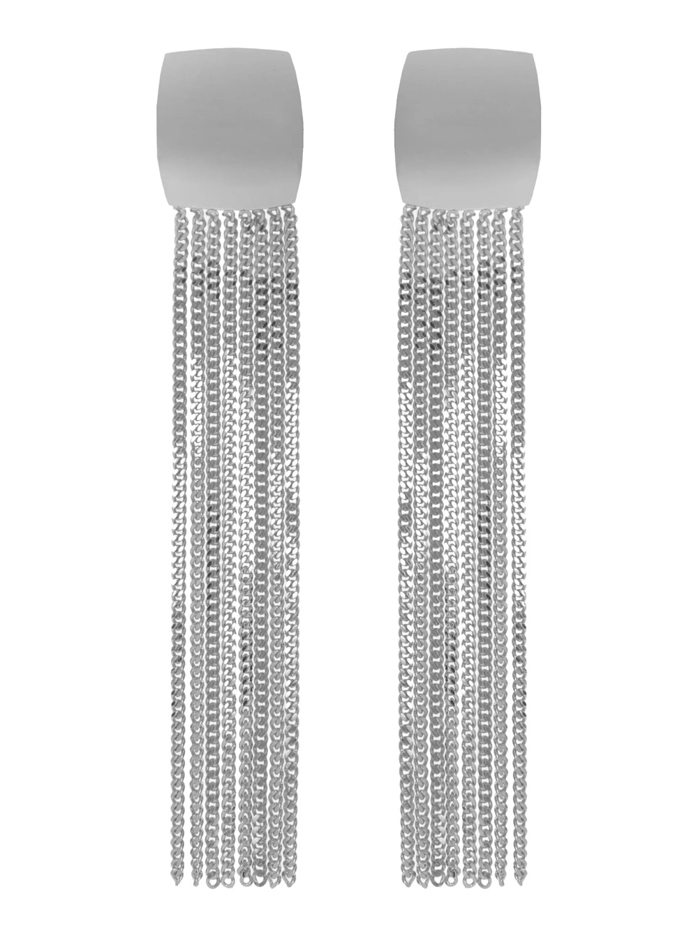 페데리카 토시 JULIE LONG metallic details 귀걸이 여성 실버 26SS FT26EA18SILVER925