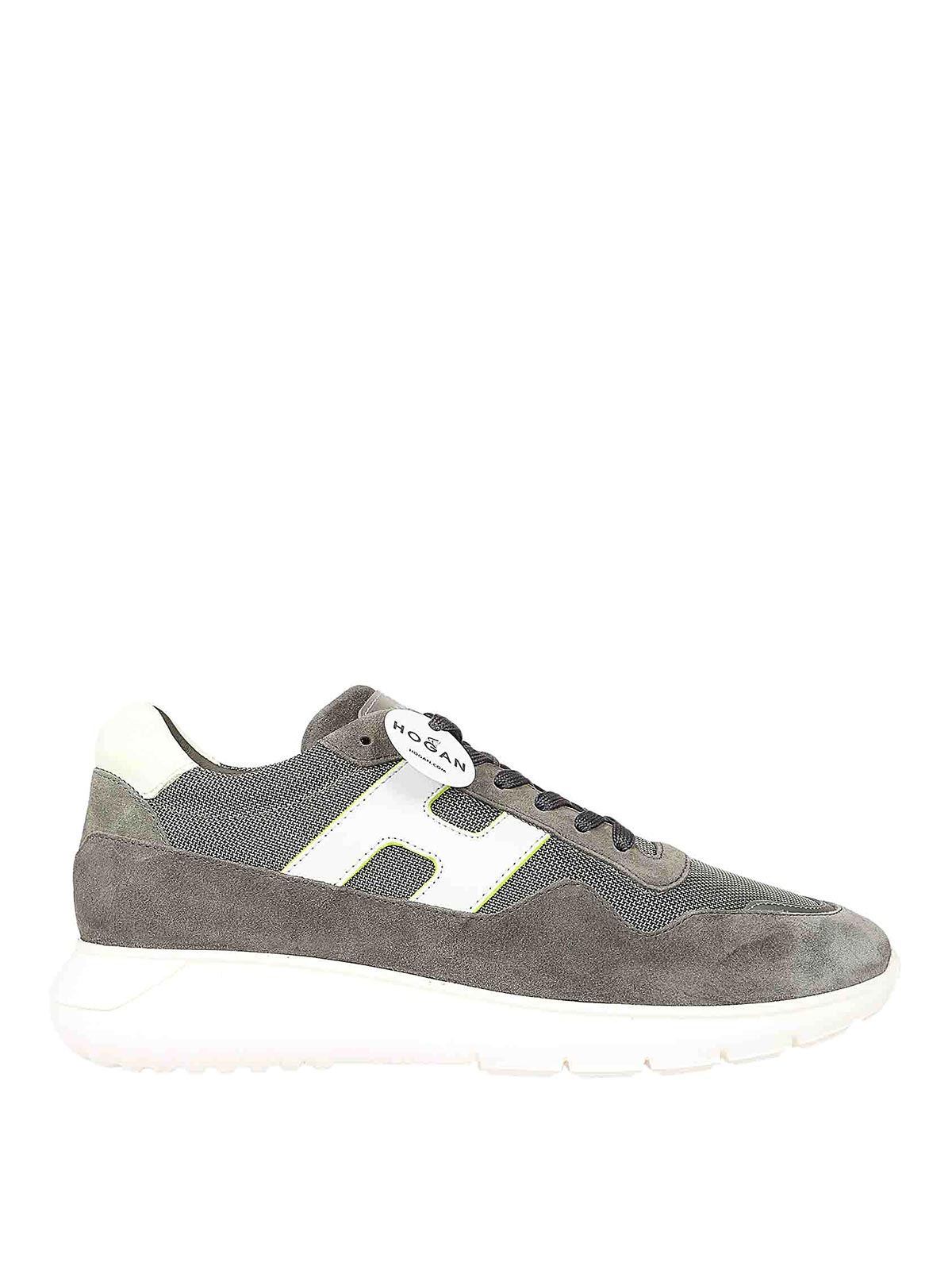호간 Interactive3 로우탑 스니커즈 남성 화이트 24SS HXM3710EG30T49563J