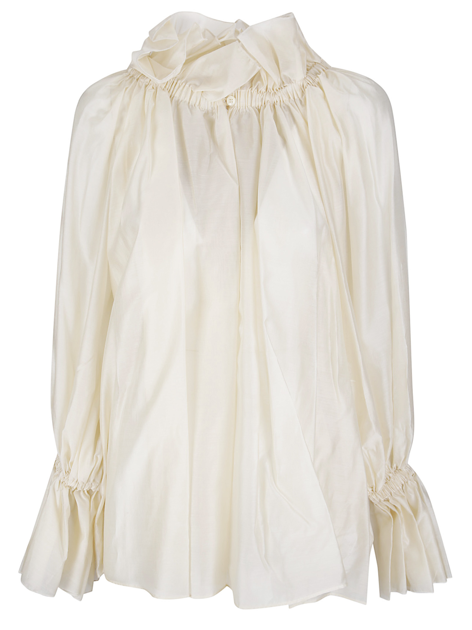 테라텟트 Blusa Estelle knitted 블라우스 여성 화이트 26FW TLW04027T0161LNTPT0343
