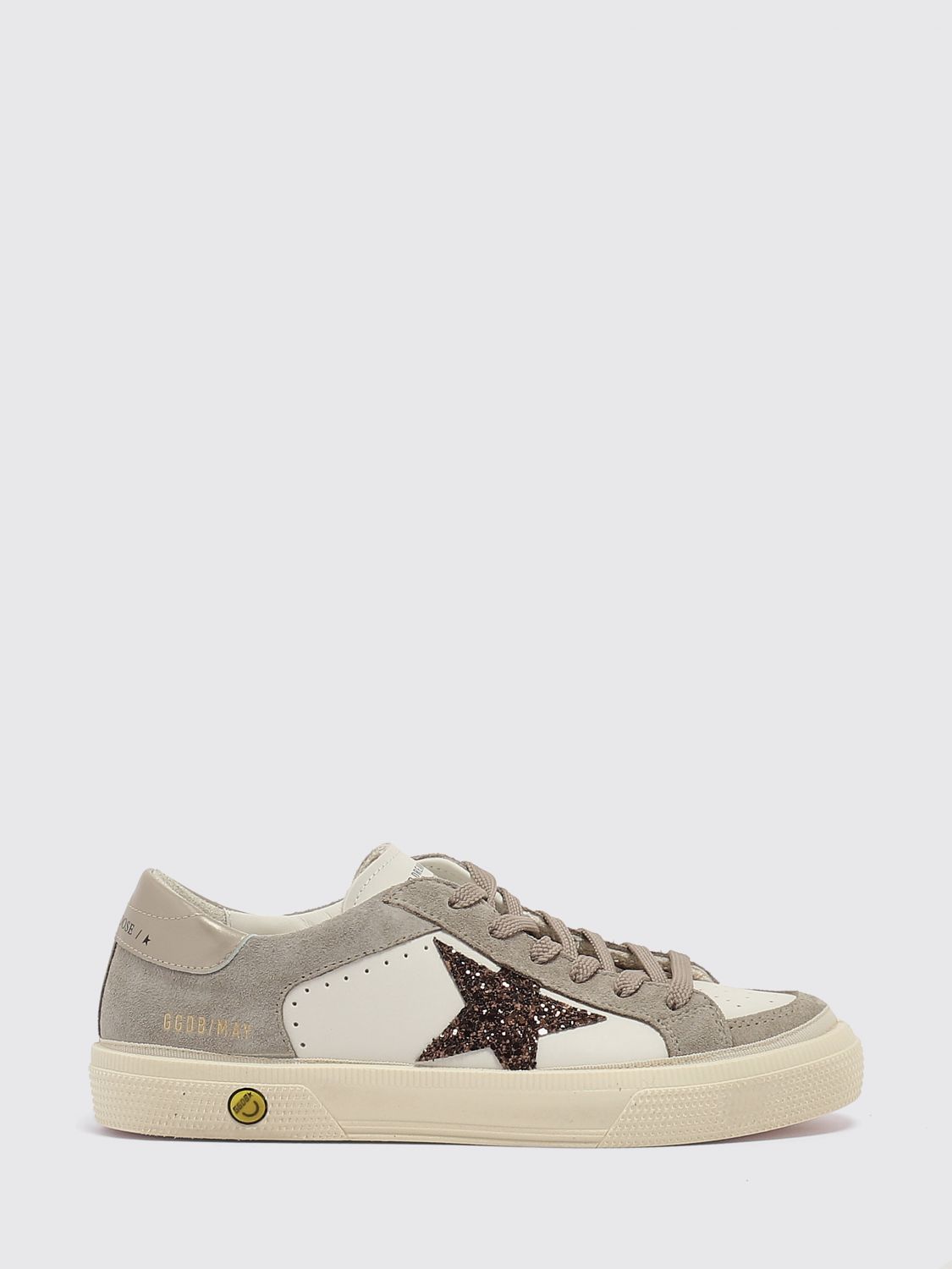 골든구스 May pelle con glitter 스니커즈 남아 그레이 26SS GTF00495F00807281760