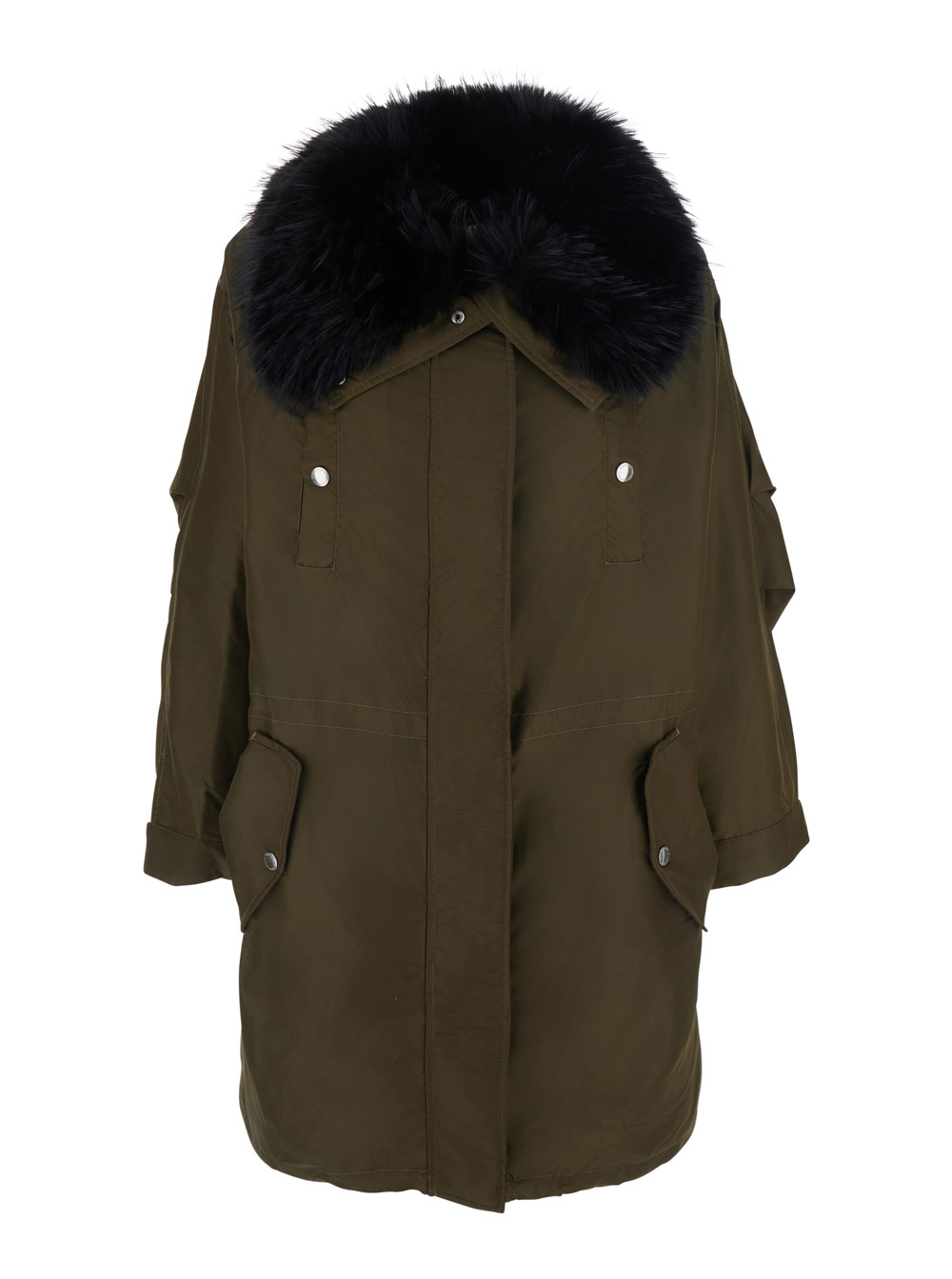 스안드 스튜디오 Frankie collar long sleeves Tech Fabric 코트 여성 그린 26FW 66759803257900