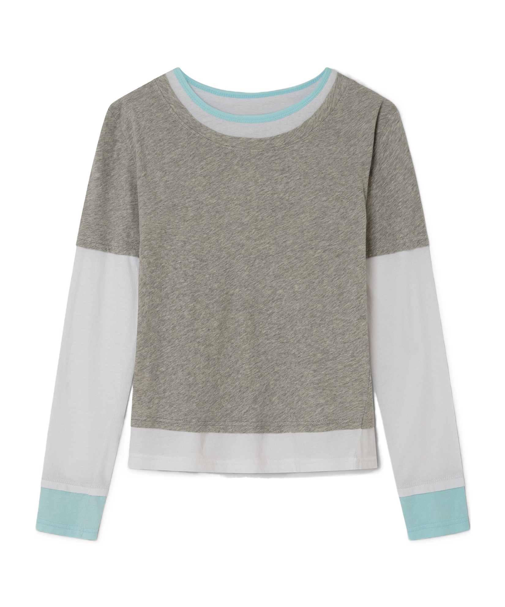 지마구앗 티셔츠 여성 멀티 26FW TRIPLETEEGREYWHITE