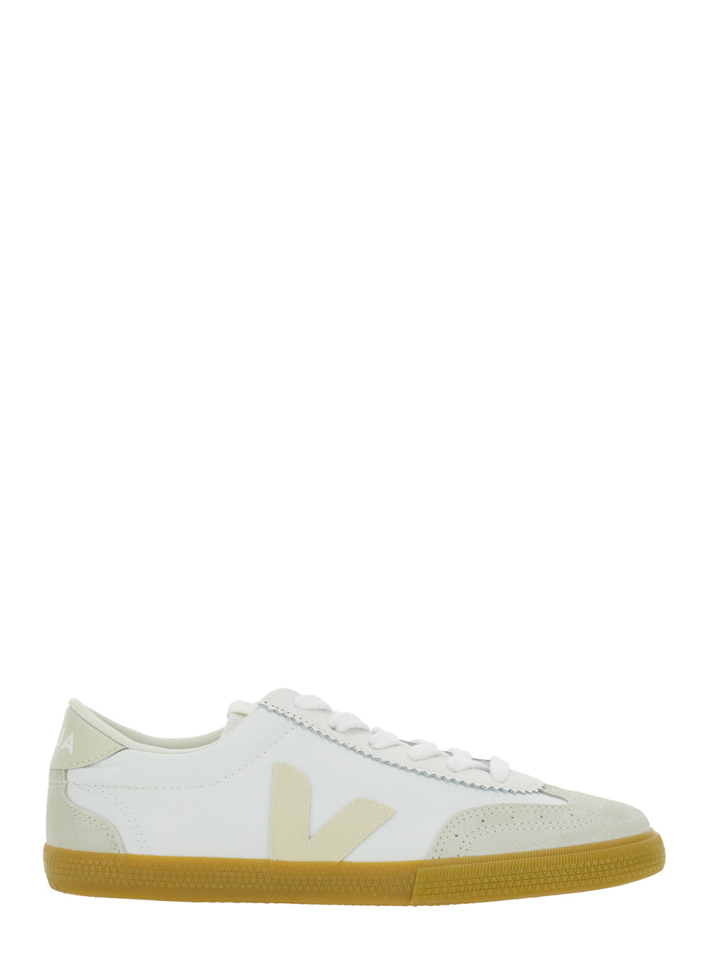 베자 Volley Low Top Patch Logo on Side Lettering Rear Unisex 스포츠 스니커즈 남성 VO0121665WHITEPIERRENATURAL