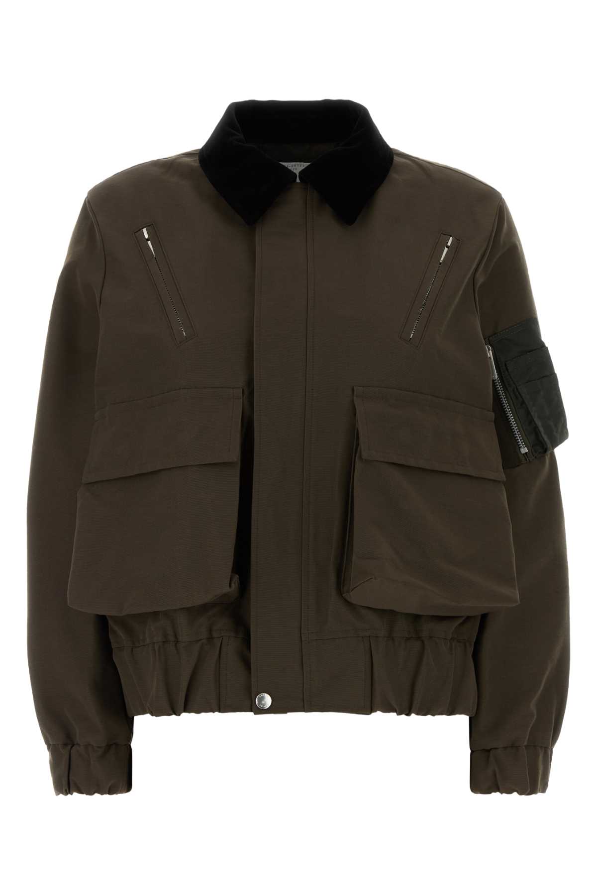 사카이 Mud blend bomber suit 코튼 봄버 여성 브라운 26FW 2608725625