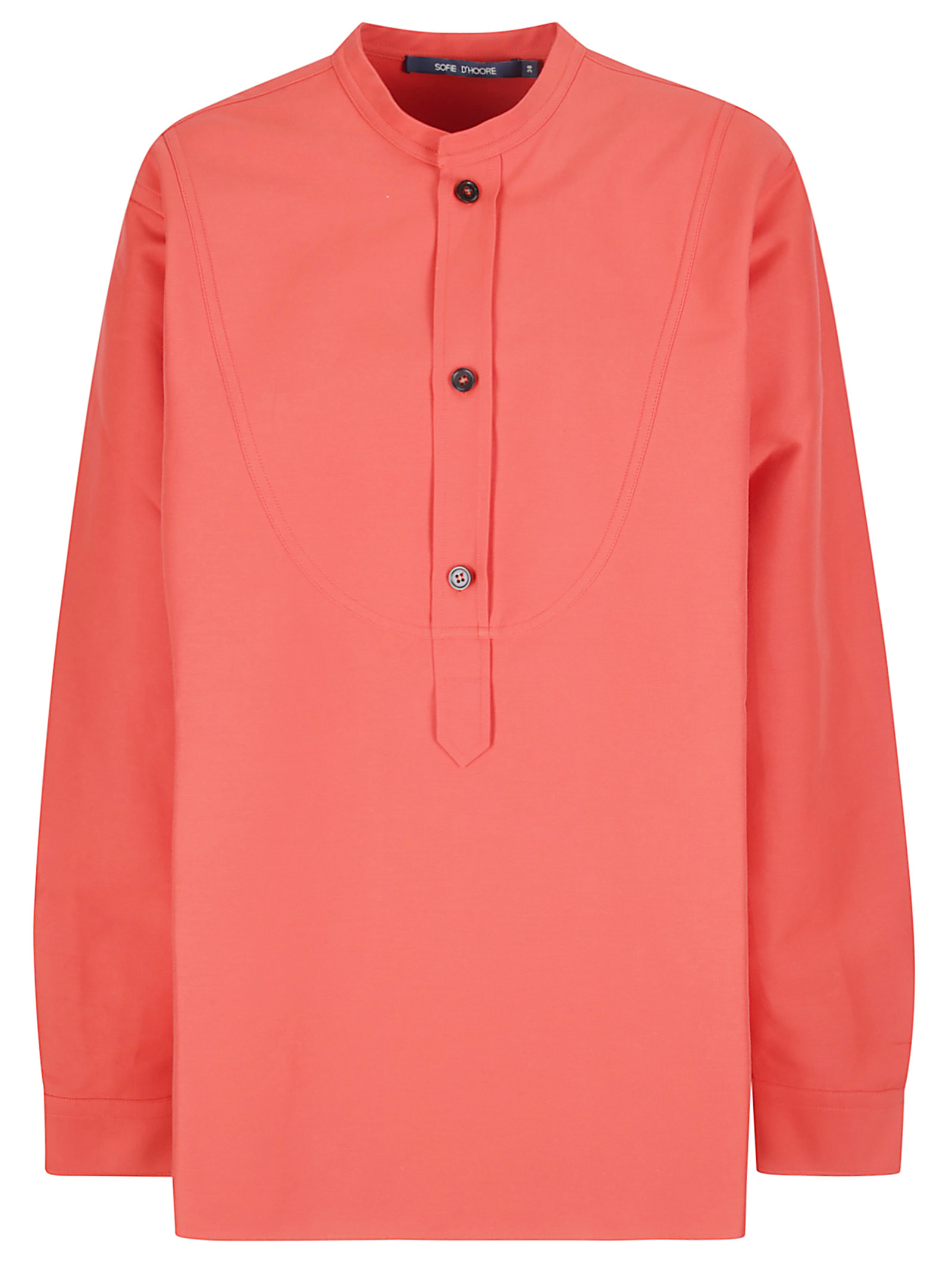 소피 드우레 Camicia Yoke Long Sleeve 셔츠 여성 오렌지 26FW W26BLAINCHES03