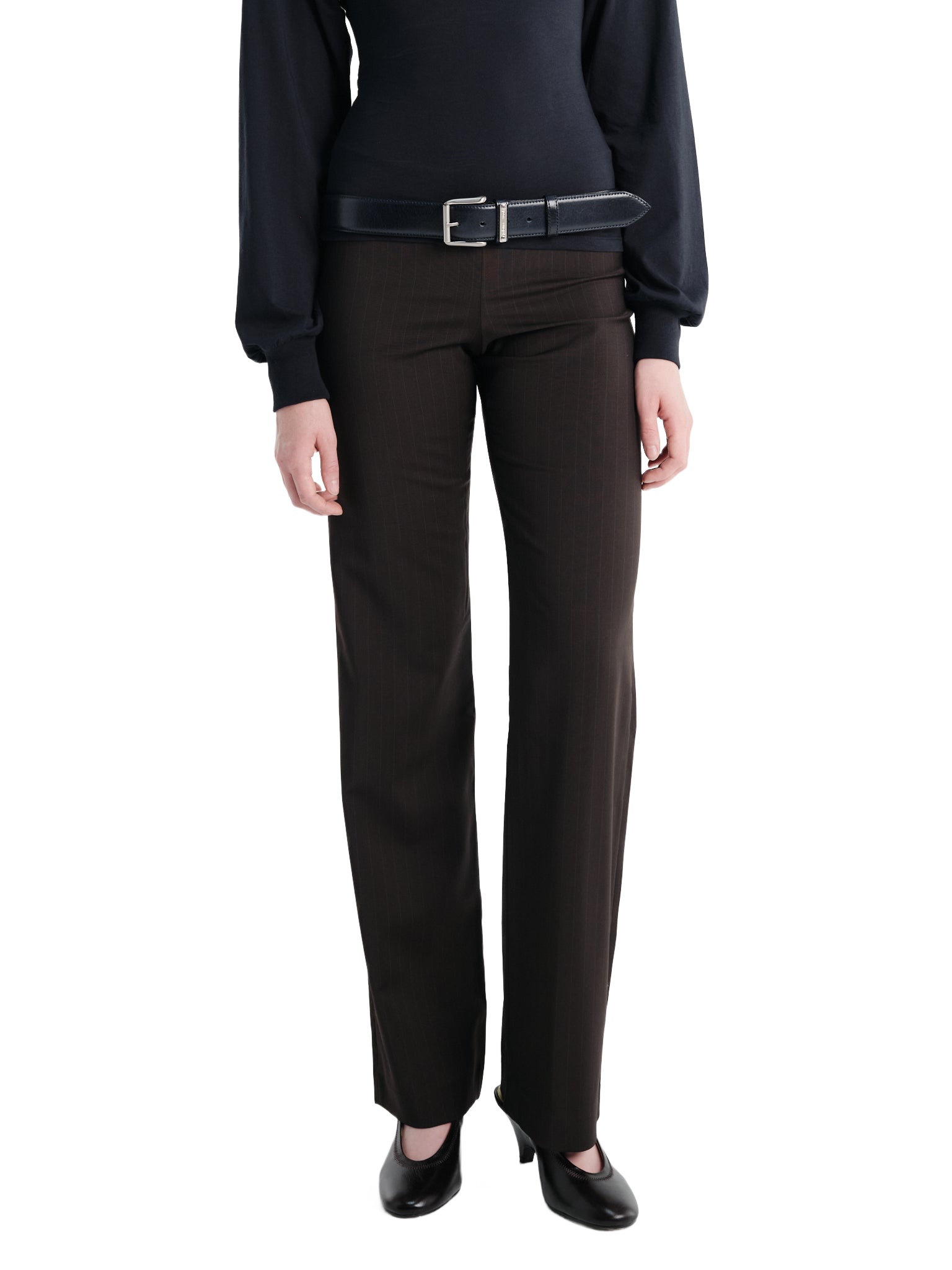 파로마 울 casual 캐주얼 팬츠 여성 브라운 26FW MALEK323BROWN
