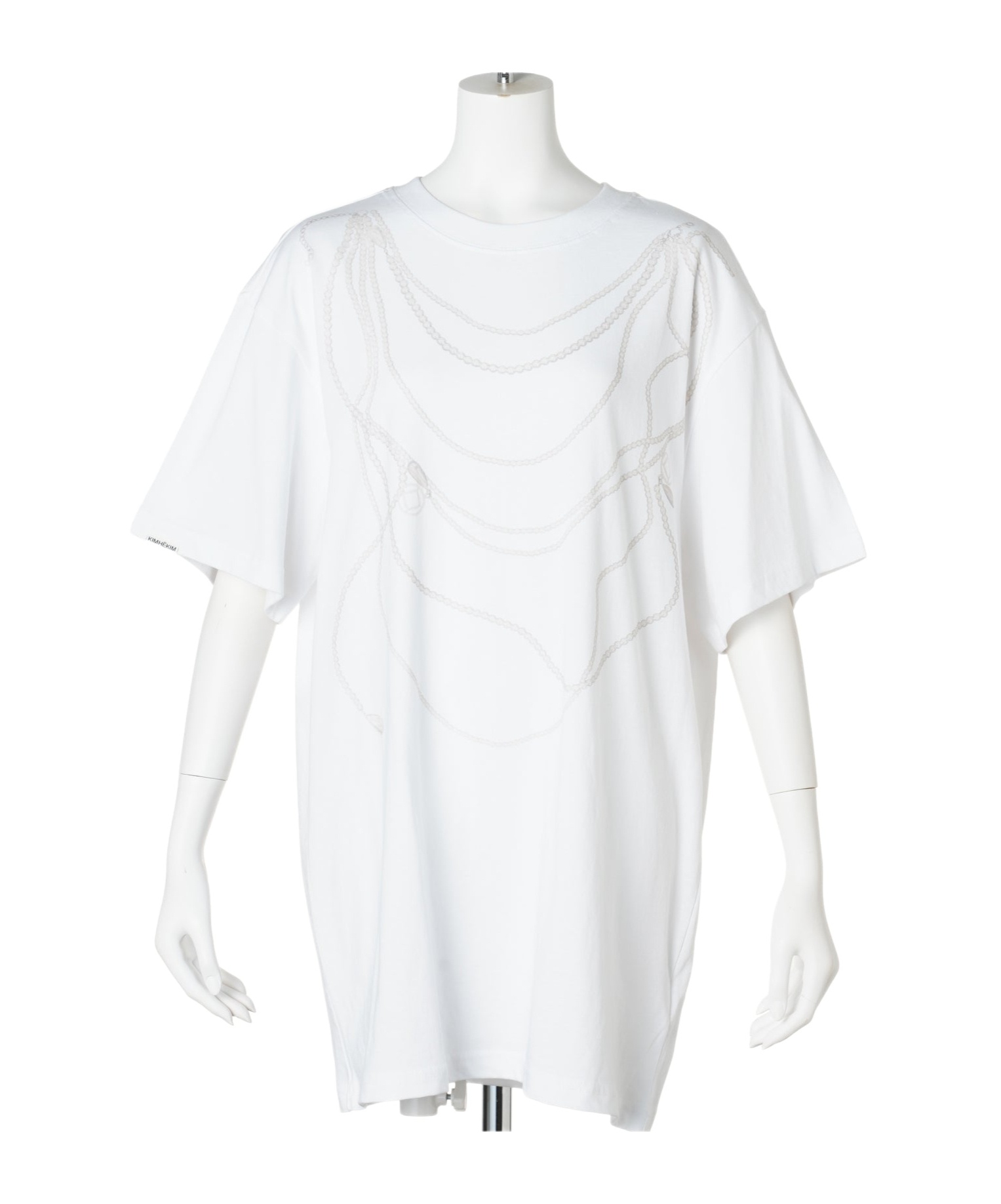 침헤침 티셔츠 여성 화이트 26FW ZG4JS05WHWH