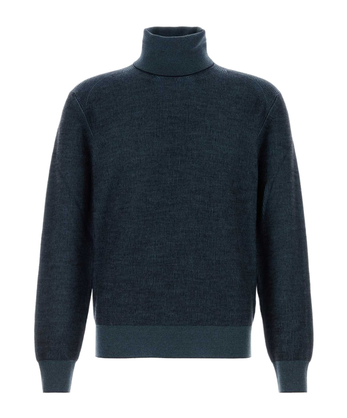브리오니 knitted 니트 남성 블루 26FW UMU30LOCK121340