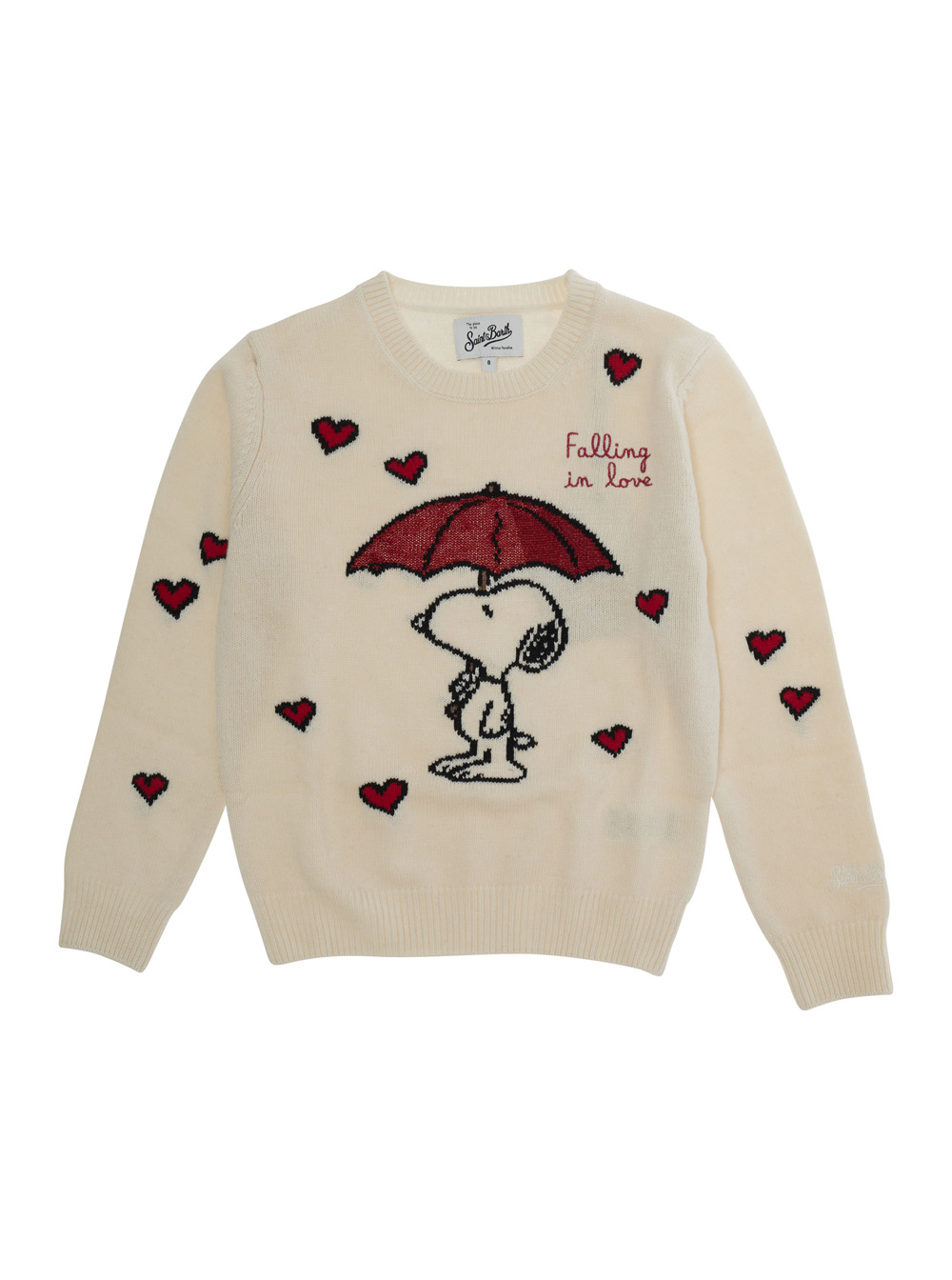 MC2 세인트 바스 long sleeves knitted 크루넥 니트 여아 화이트 26FW PRC000500160M10LEMB