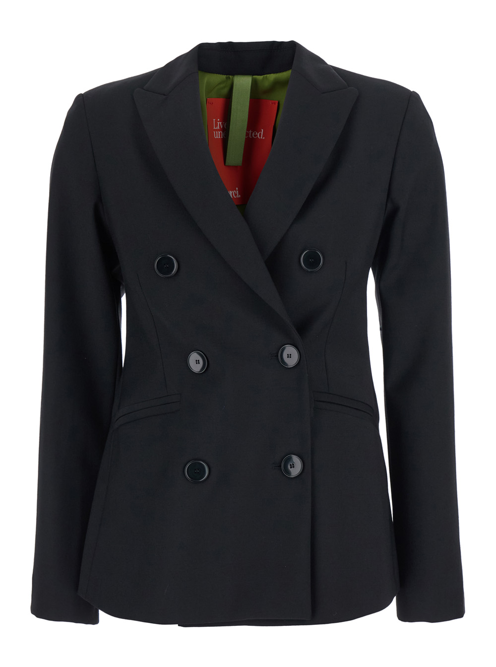 멜치 elegant details Tech Fabric suit 자켓 여성 블랙 26FW G355CNERO