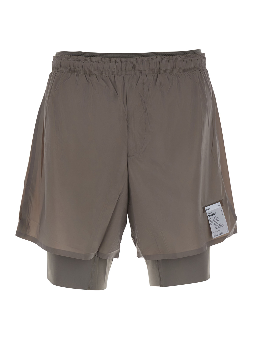 사팃피 Shorts TechSilk Pockets Elastic Waist Tech Fabric 숏팬츠 남성 그레이 26FW 1209991000