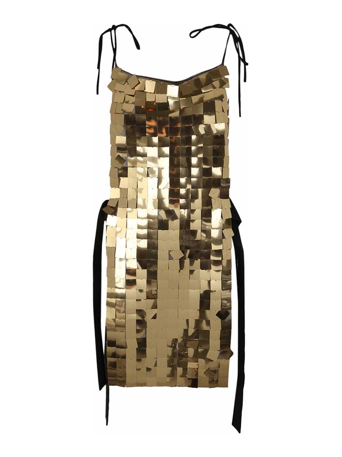 마리아 칼데라라 Corazza macro square sequins on tulle 원피스 여성 실버 23FW Q210DW69
