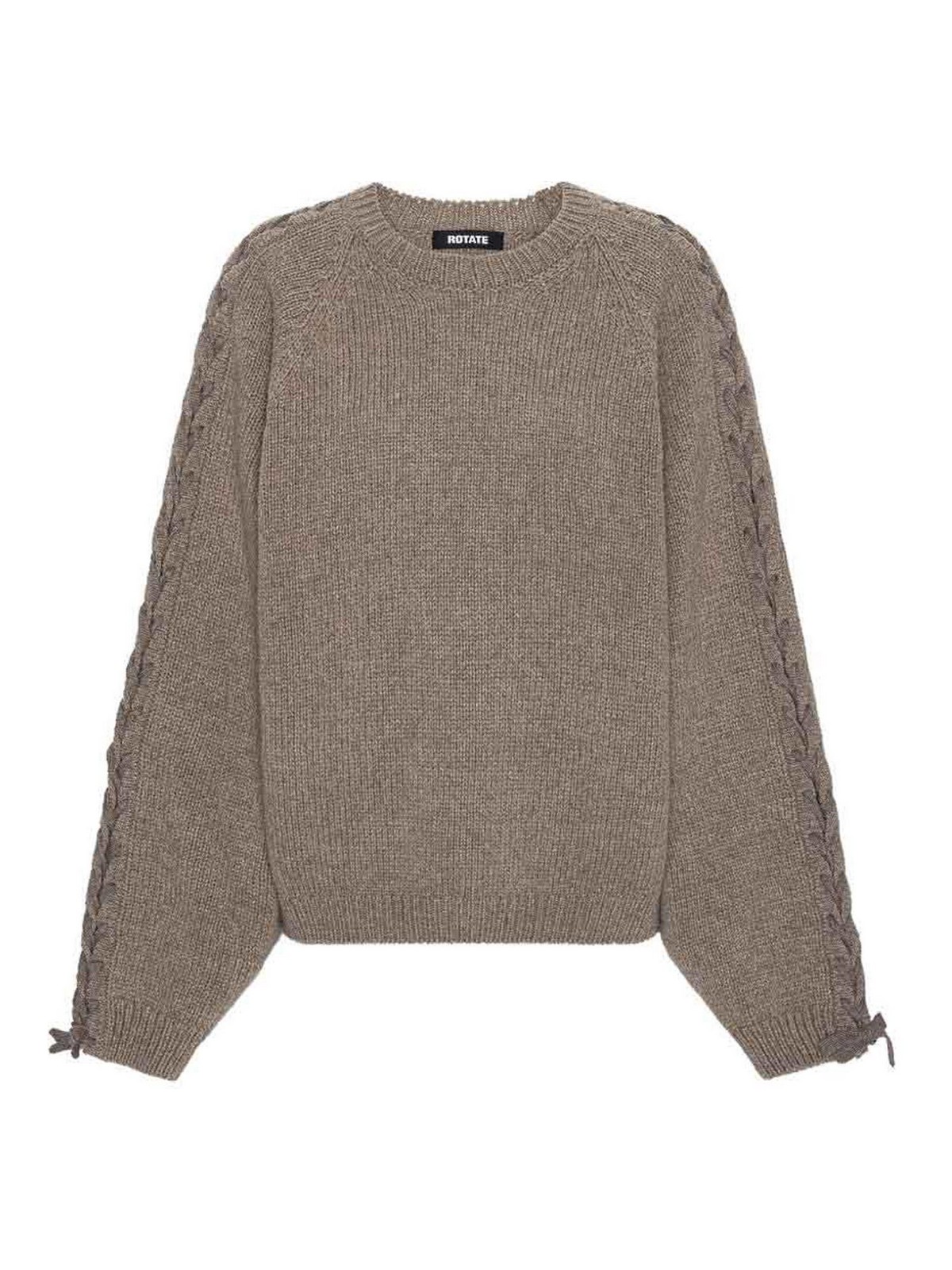 로테이트 빌젤 츠잇텐센 Knit Lace-Up Details knitted 니트 여성 브라운 26FW 11474110781078