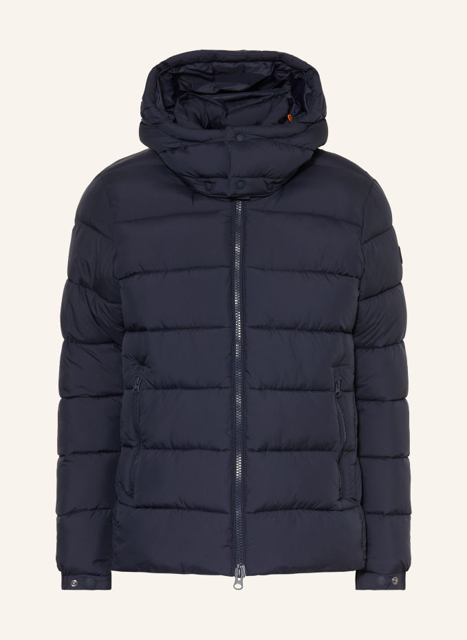 세이브 더 덕 BORIS Quilted Detachable Hood outdoor windbreaker 스포츠 아우터 남성 네이비 100313355917000