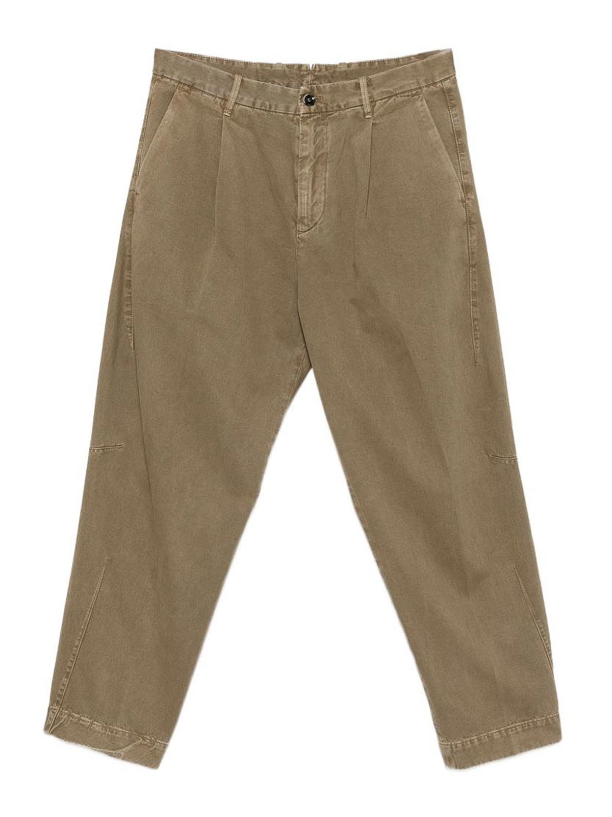 니네 인 더 몰닝 Giulio Pockets casual 코튼 캐주얼 팬츠 남성 브라운 26FW 9FW26GIG40GIULIOV99VISONE