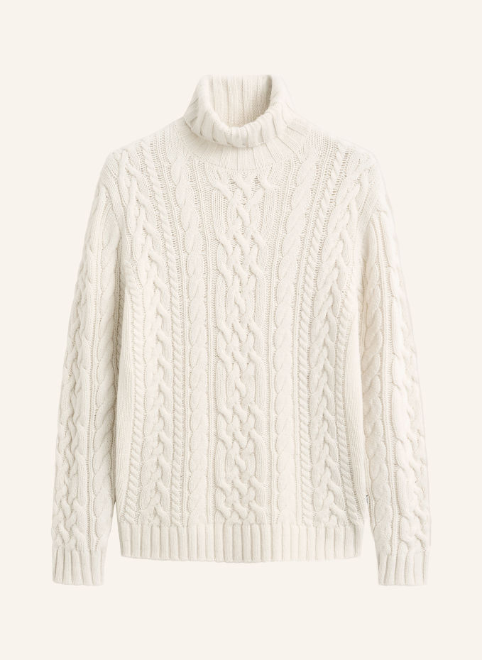 간트 Turtleneck knitted 터틀넥 남성 화이트 100315217812000