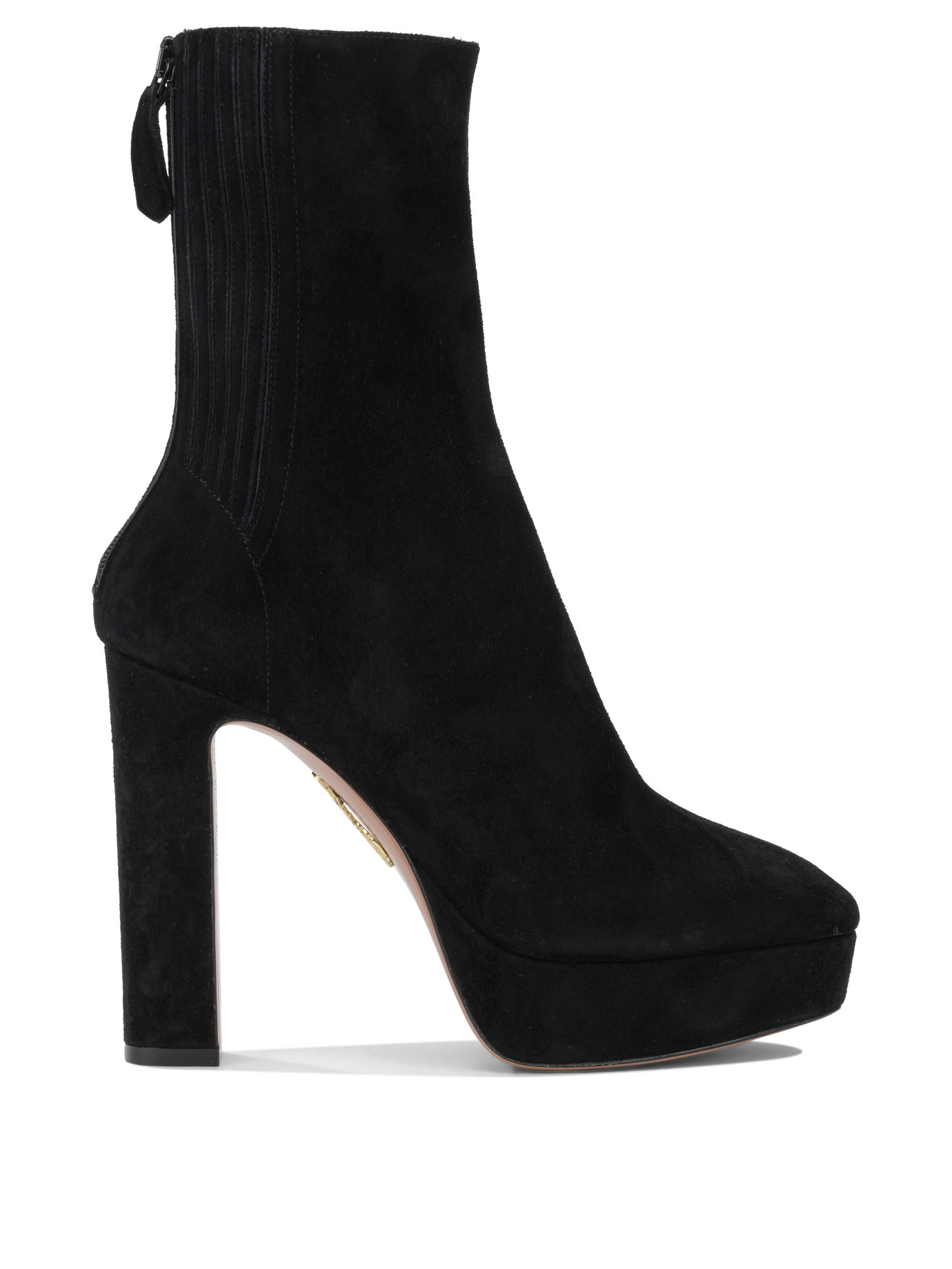 아쿠아주라 Martine 110MM Ankle Zipper 앵클 부츠 여성 블랙 26FW MIEHIGB0SUE000