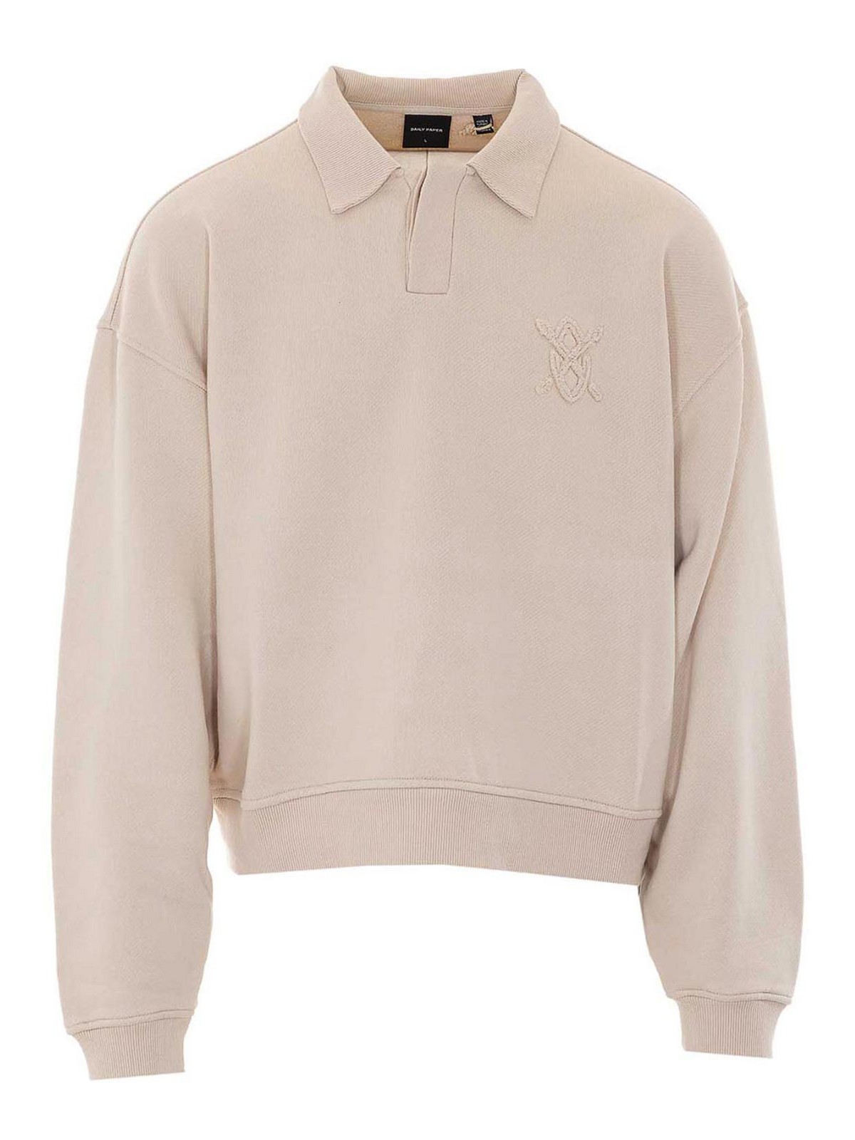 다이리 페이퍼 Polo 니트 남성 브라운 26FW 2610121MOONBEAMBEIGE