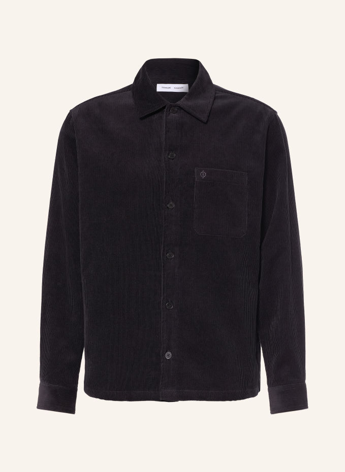 삼소에 SADAMON Overshirt 셔츠 자켓 남성 블랙 100316373413000