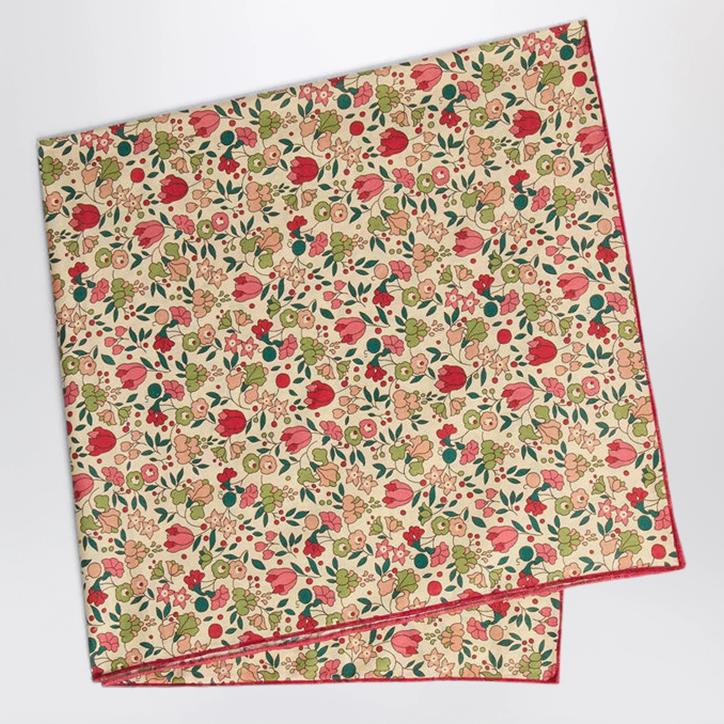봉푸앙 Cayati floral pattern organic 코튼 스카프/머플러 남아 멀티 26FW W06GACW00004CO524A