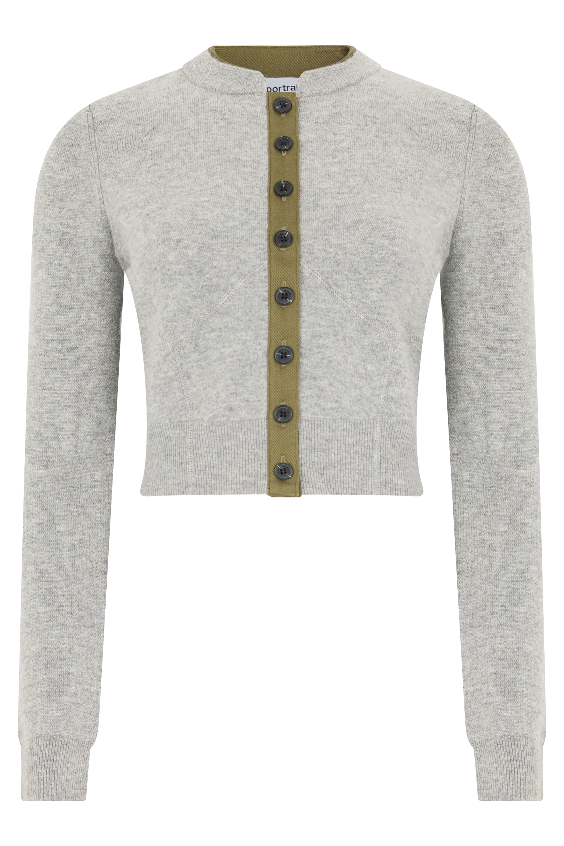 셀프 포트레이트 blend knitted 가디건 여성 그레이 26FW AW26108CGRGREY