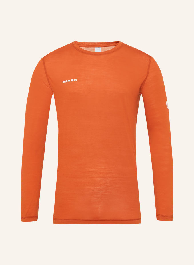 마무트 Long sleeve TREE FL Outdoor 스포츠 상의 남성 오렌지 100167054019700
