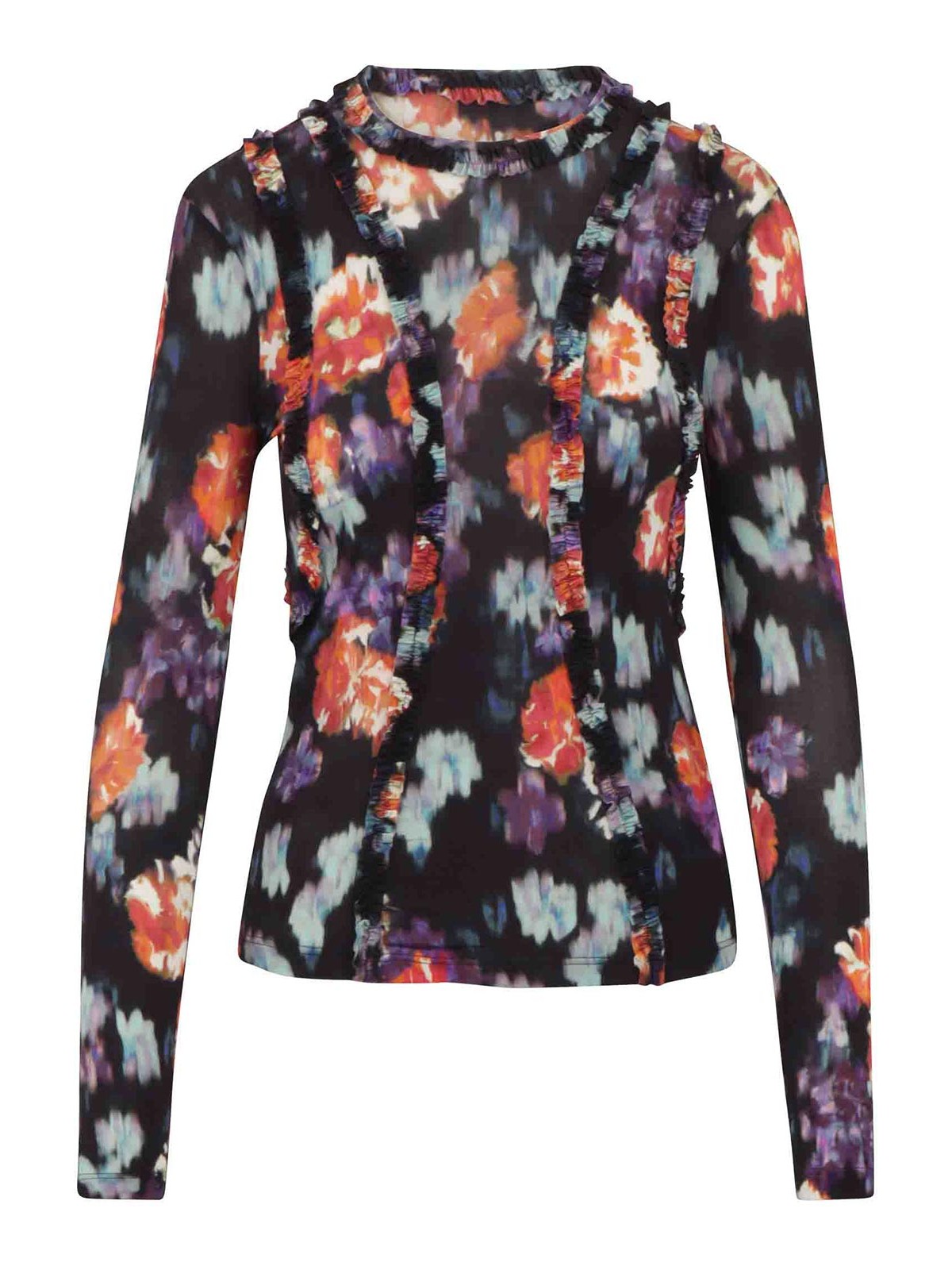울라 조흐손 Floral Ruffle 니트 여성 멀티 26FW PF260815980