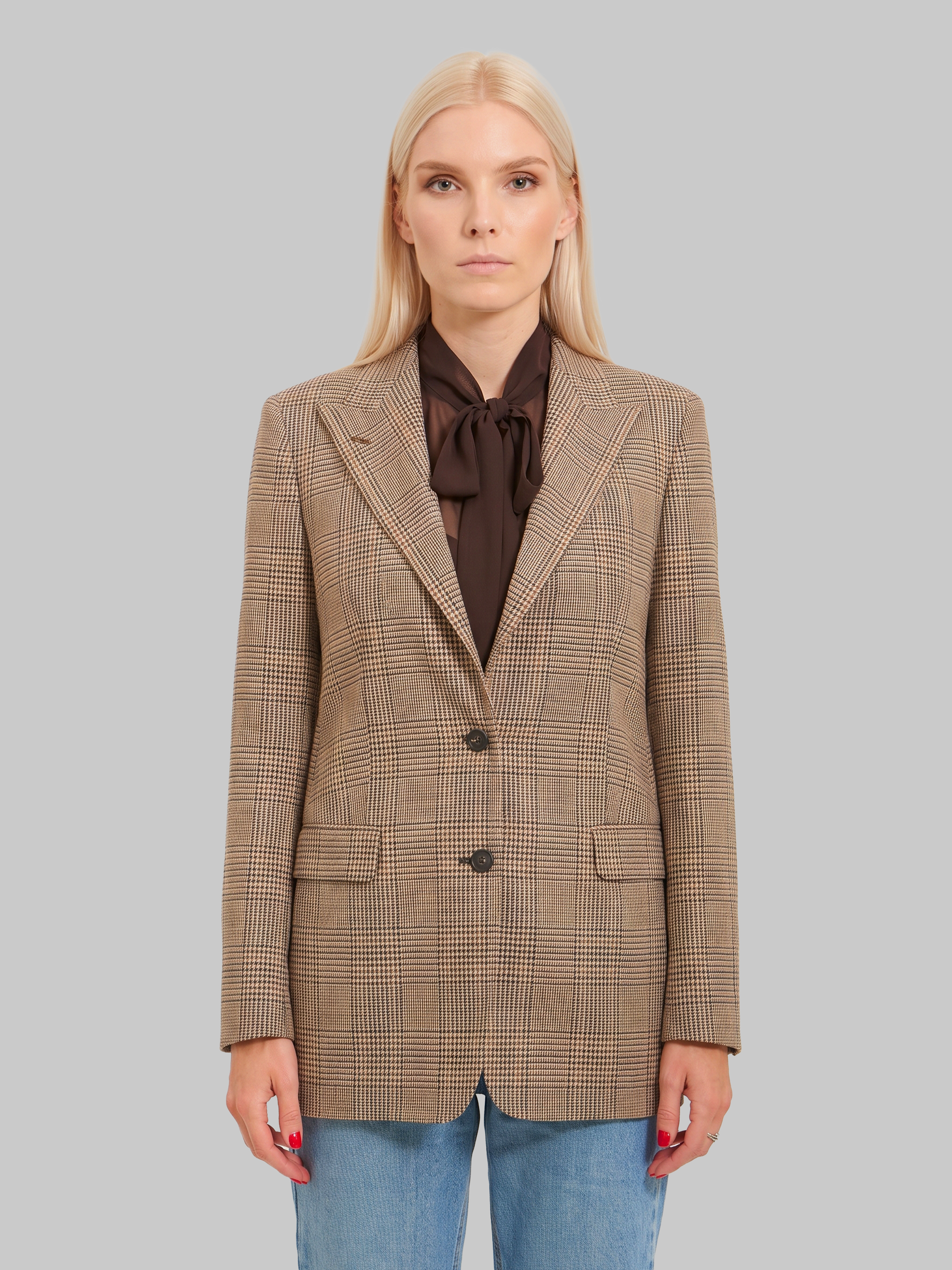 탈리아토레 Bertha single-breasted 자켓 여성 브라운 26FW JBERTHA16BL30038M1140