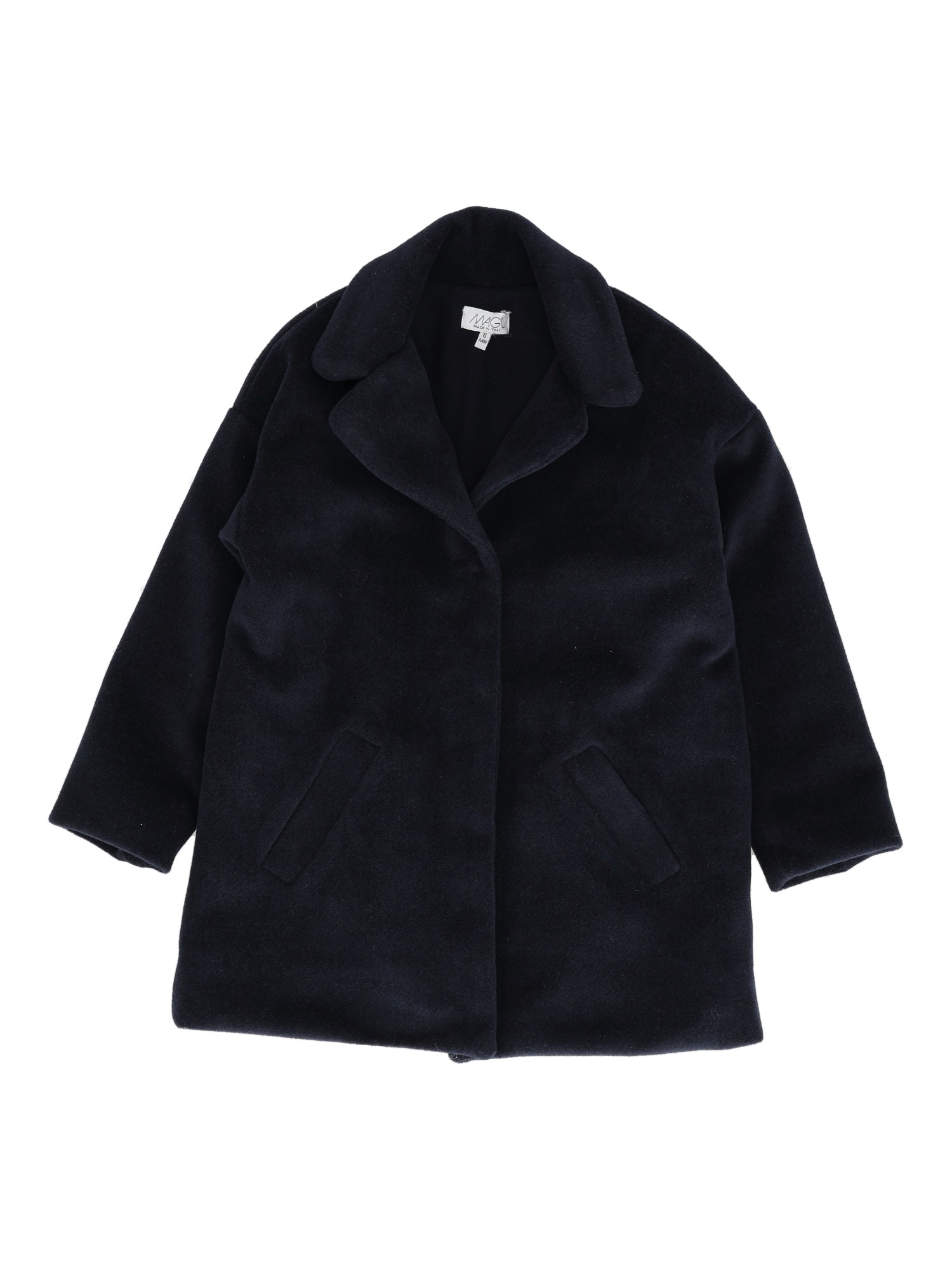 마질 Peak lapel embroidery 코트 여아 블루 26FW MN230464BLU