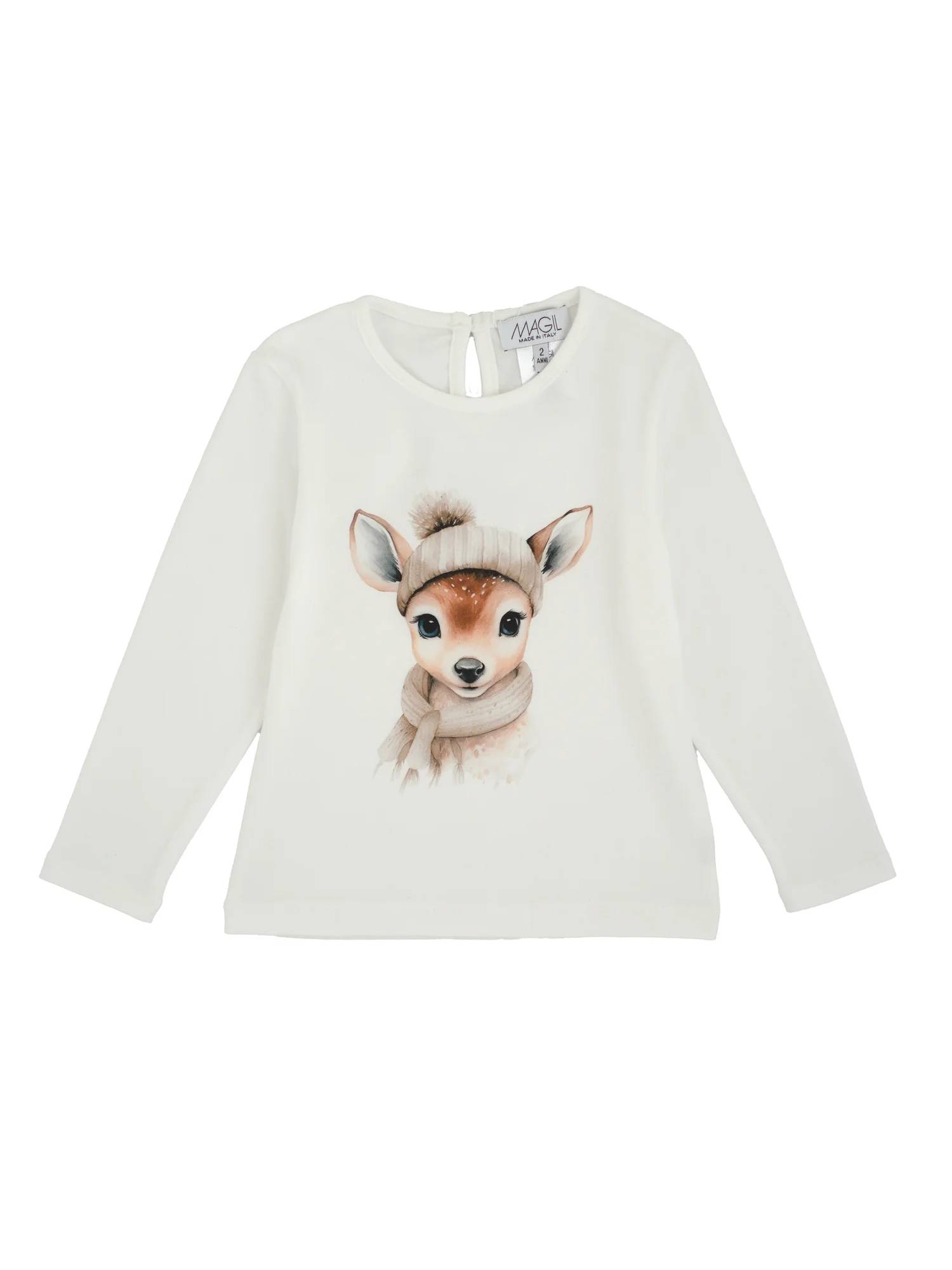 마질 Fawn 프린트 티셔츠/셔츠 여아 멀티 26FW MN260806BEIGE