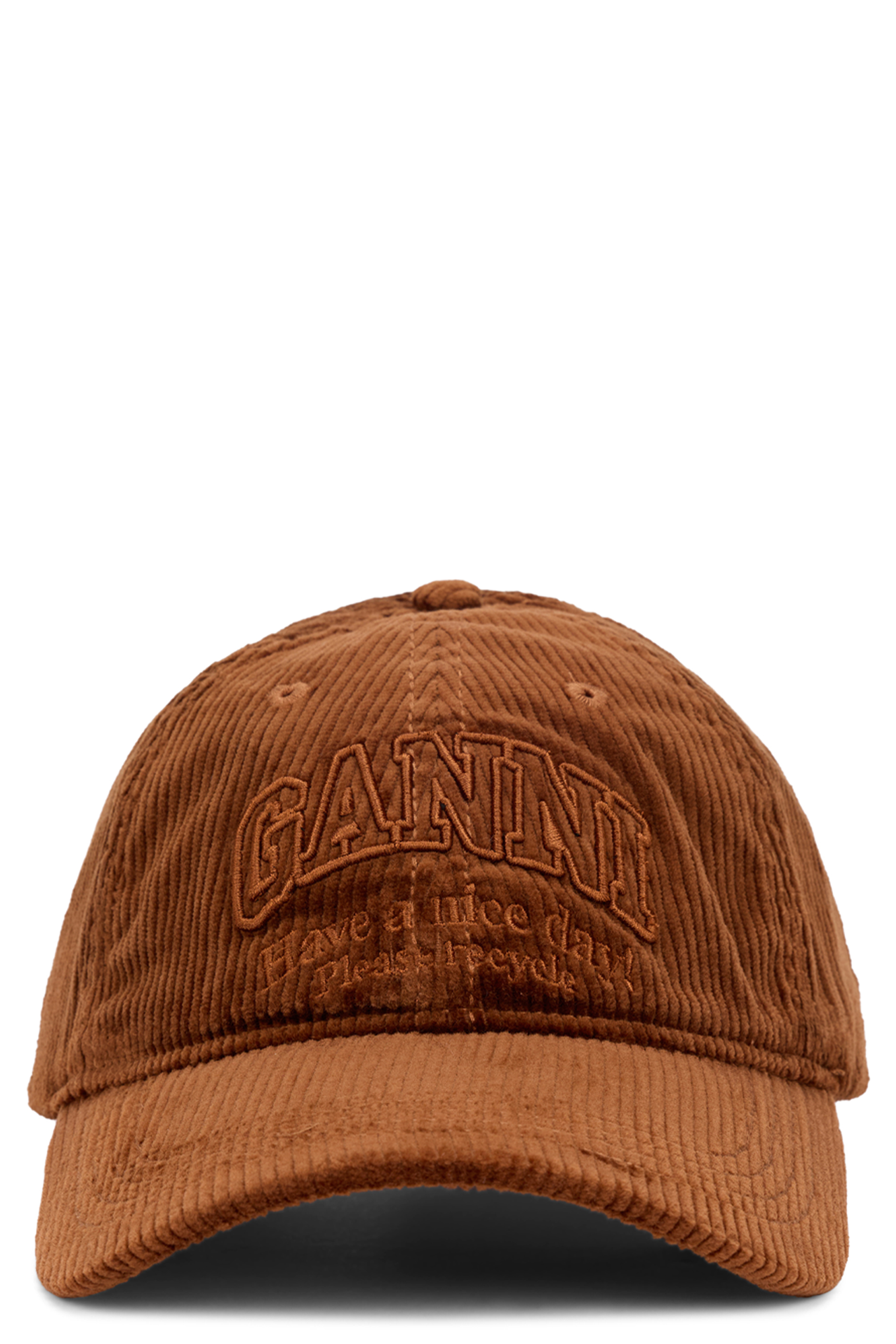 가니 Baseball logo 볼캡 여성 브라운 26FW B302026113182900