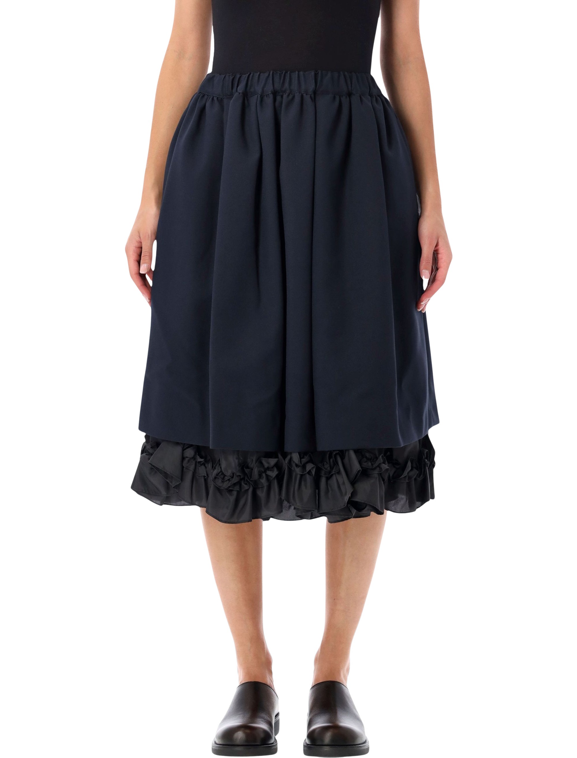 꼼데가르송 RUFFLE BOTTOM 스커트 여성 멀티 26FW NRS0021