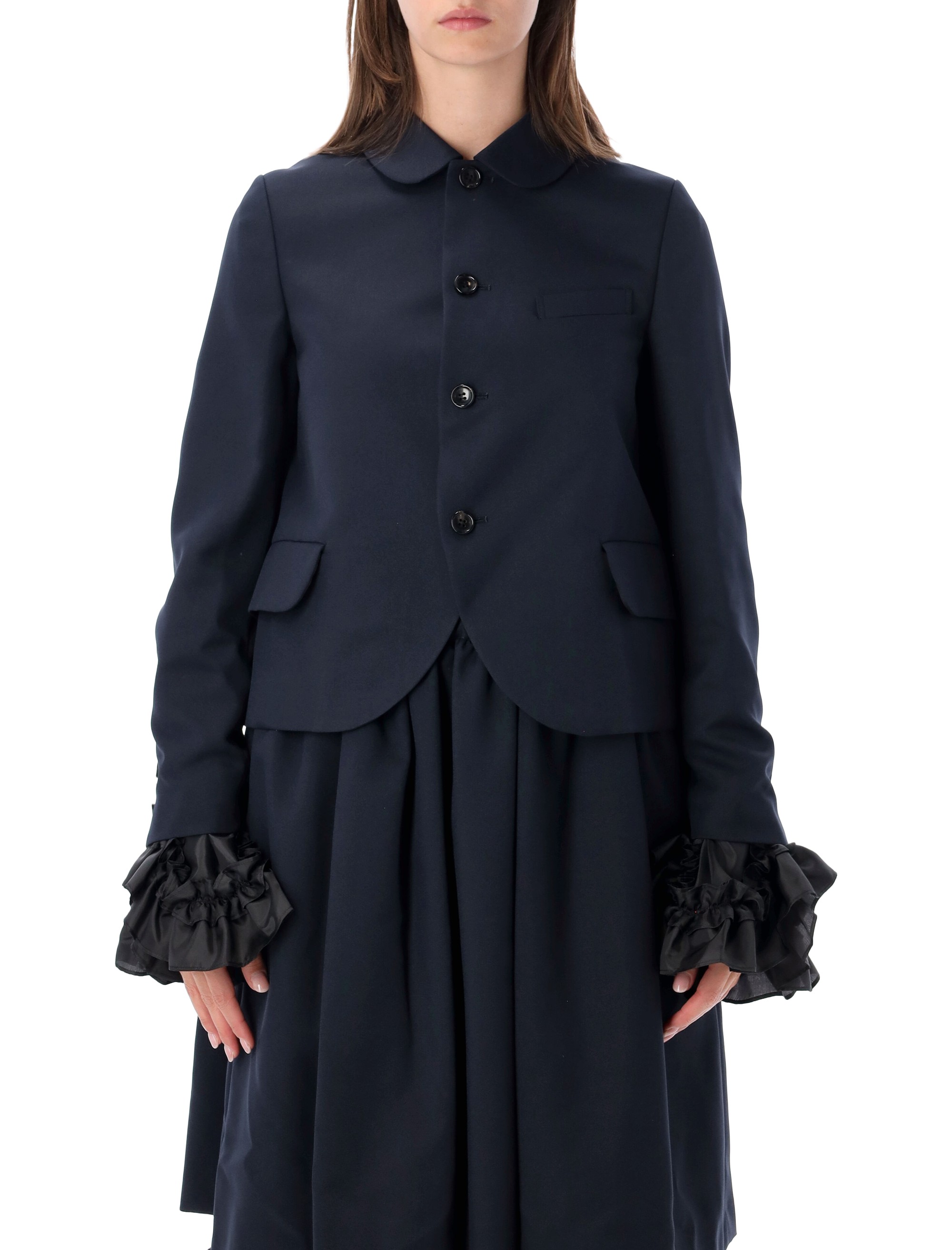 꼼데가르송 RUFFLE SLEEVE 자켓 여성 멀티 26FW NRJ0061