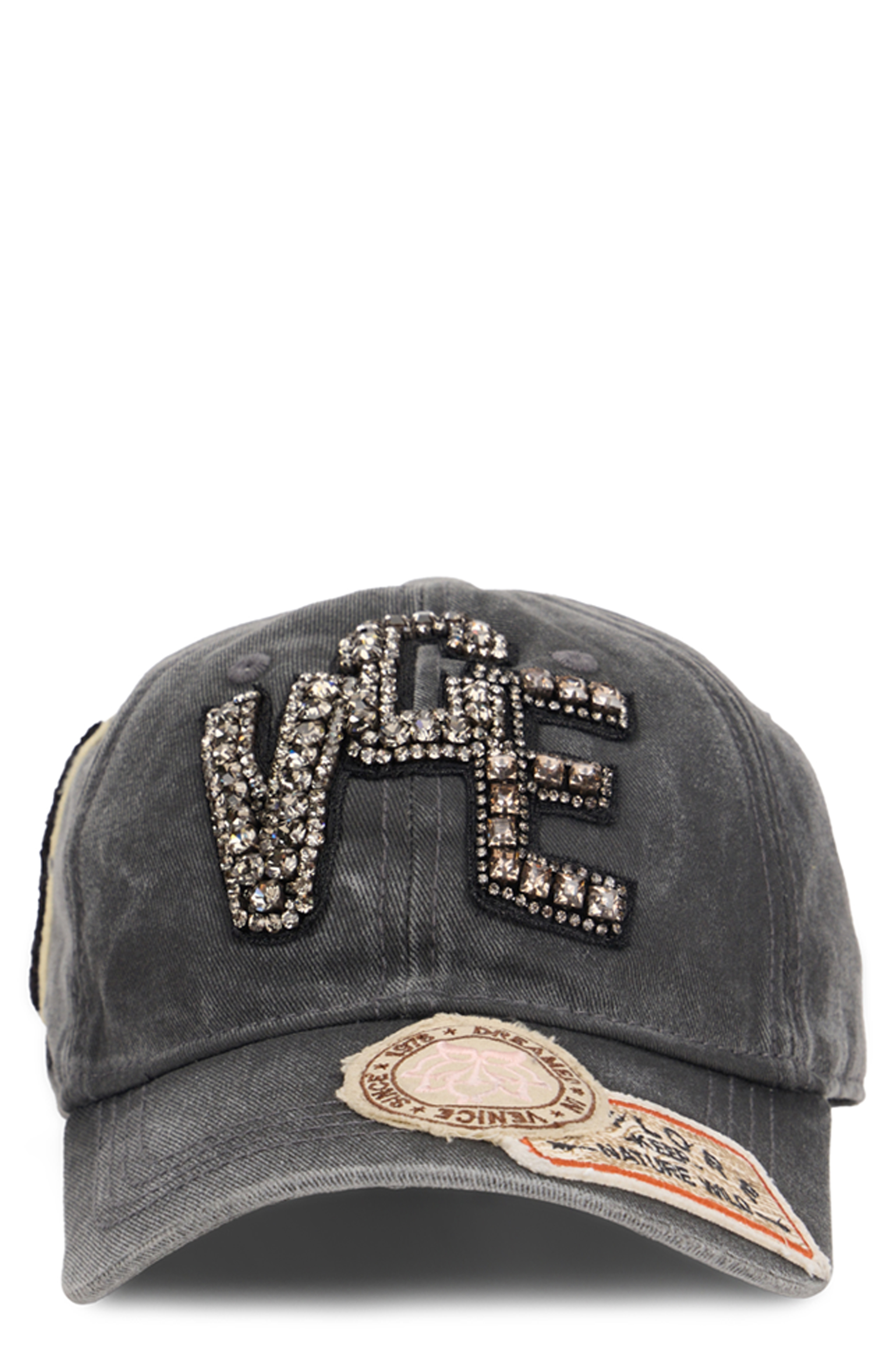 골든구스 curved visor 코튼 볼캡 여성 그레이 26FW GUP02837P00263960188