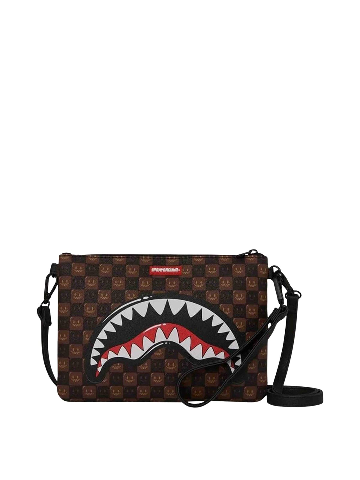 스렉라운드 Sharks Paris Wtf Bubble Check Clutch 클러치 남성 브라운 26FW B9307SHARKSINPARISWTFBUBBLE