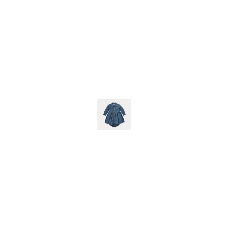 폴로 랄프 로렌 Abito 원피스 여아 블루 310698860001