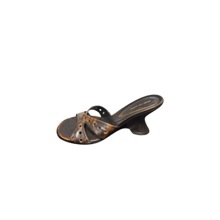 드리스 반 노튼 MULES 샌들 남성 브라운 26SS 0117580107712