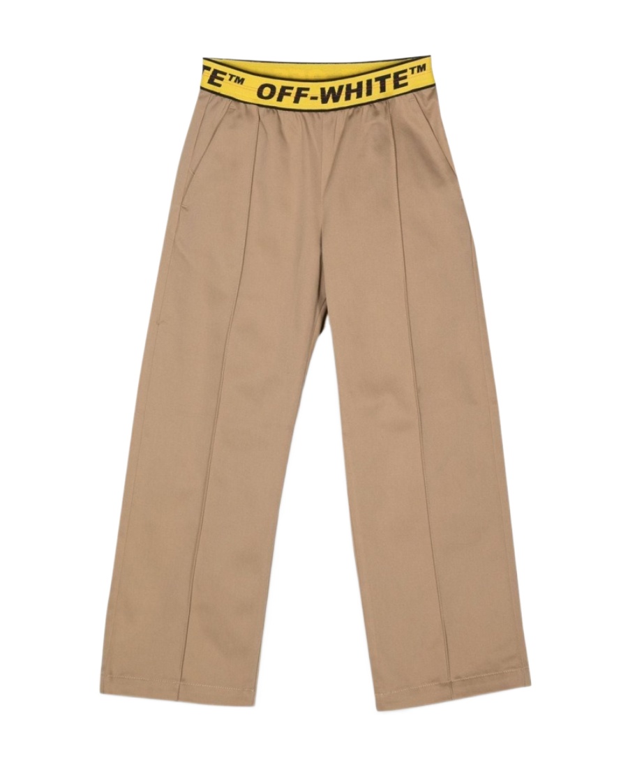 오프화이트 Pantaloni stretch 코튼 팬츠 남아 멀티 23SS OBCG001S23FAB0016318