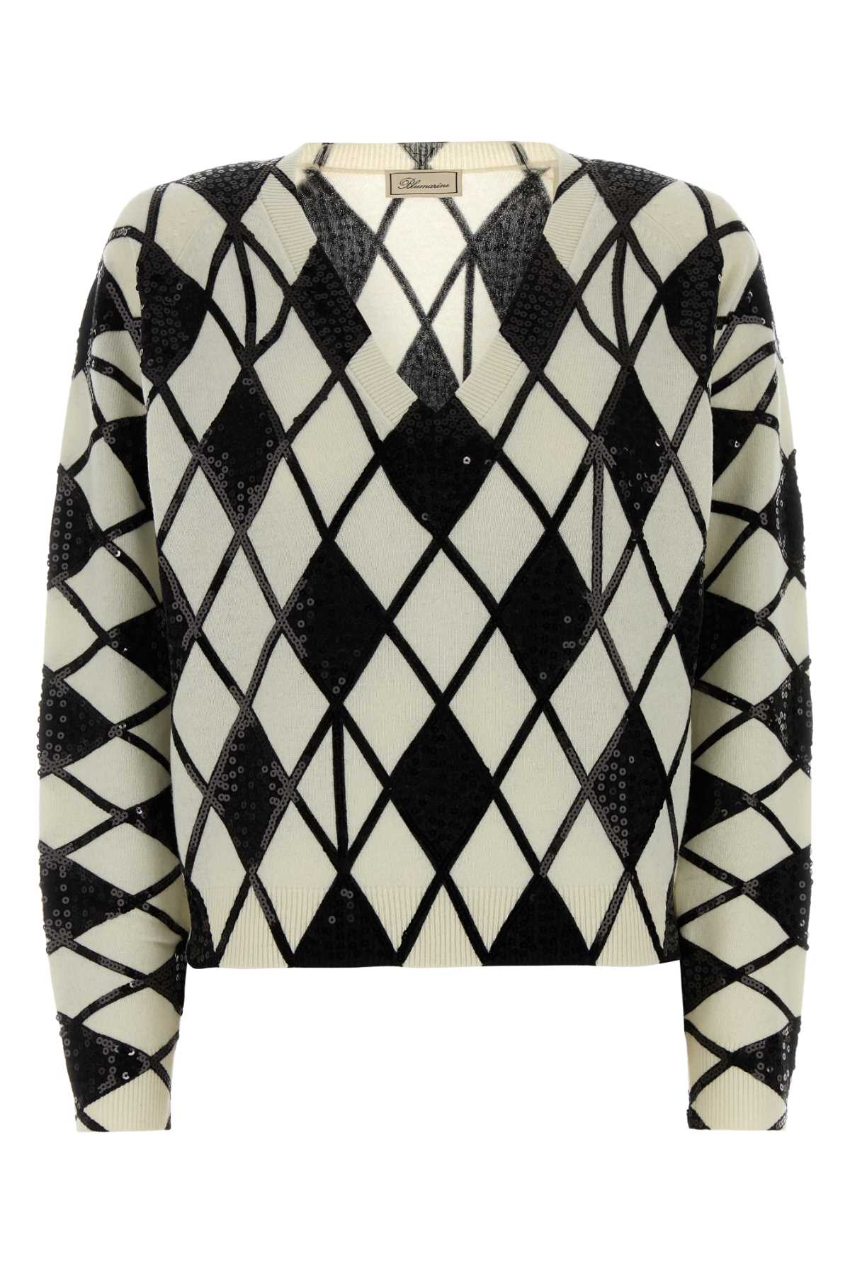 블루마린 Embroidered blend knitted 니트 여성 멀티 26FW RF6175MAB372M745AL9654