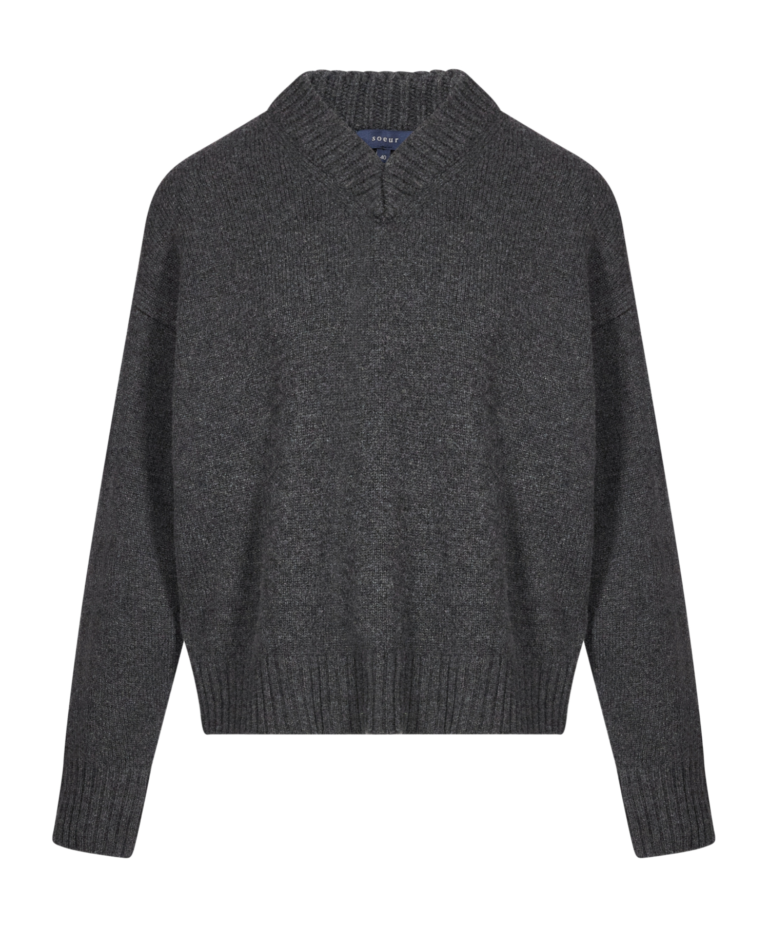 소을 knitted 니트 여성 그레이 26FW PUL1447JULIEGRI0326W