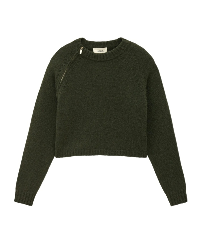 바쉬 knitted 니트 여성 그린 26FW CORVYKAKIC