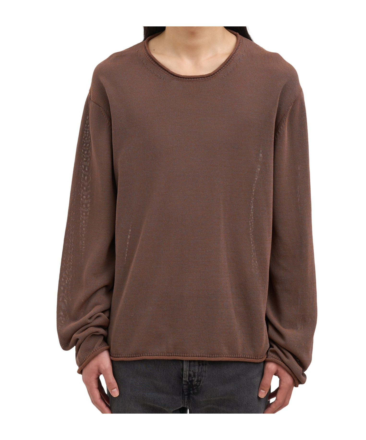 아워레가시 knitted 니트 남성 브라운 26SS NM2263RCC
