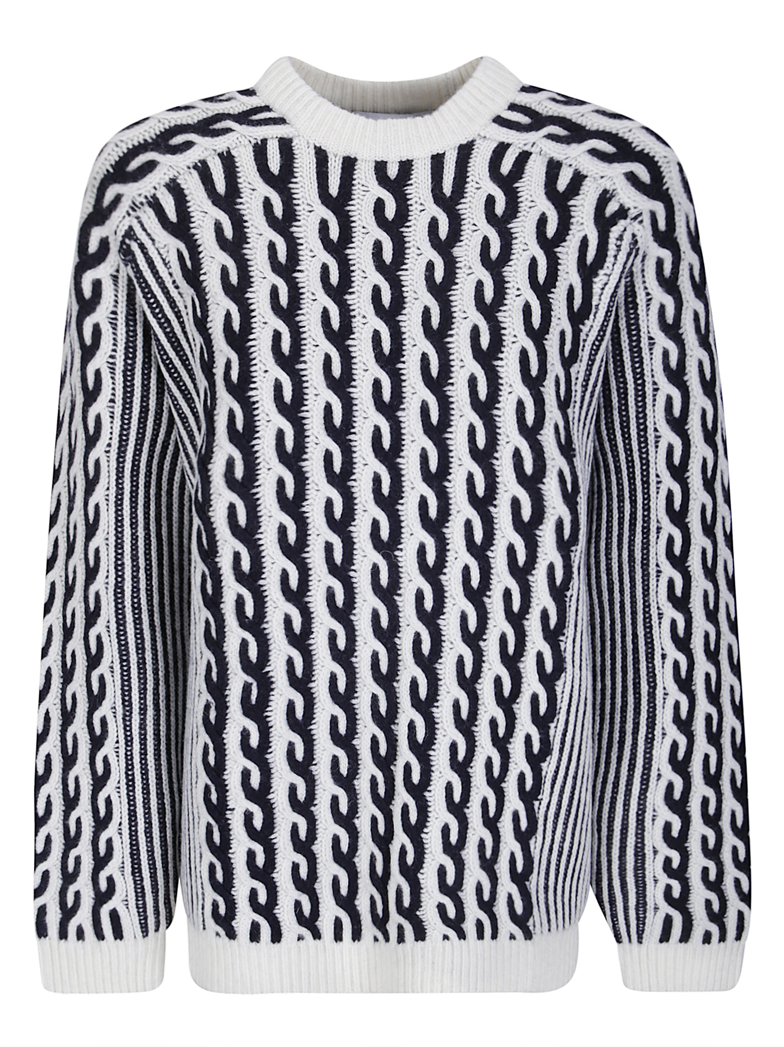 메종 키츠네 Maglione Bi-Color knitted 니트 여성 멀티 26FW MRWKJ10KT12360502